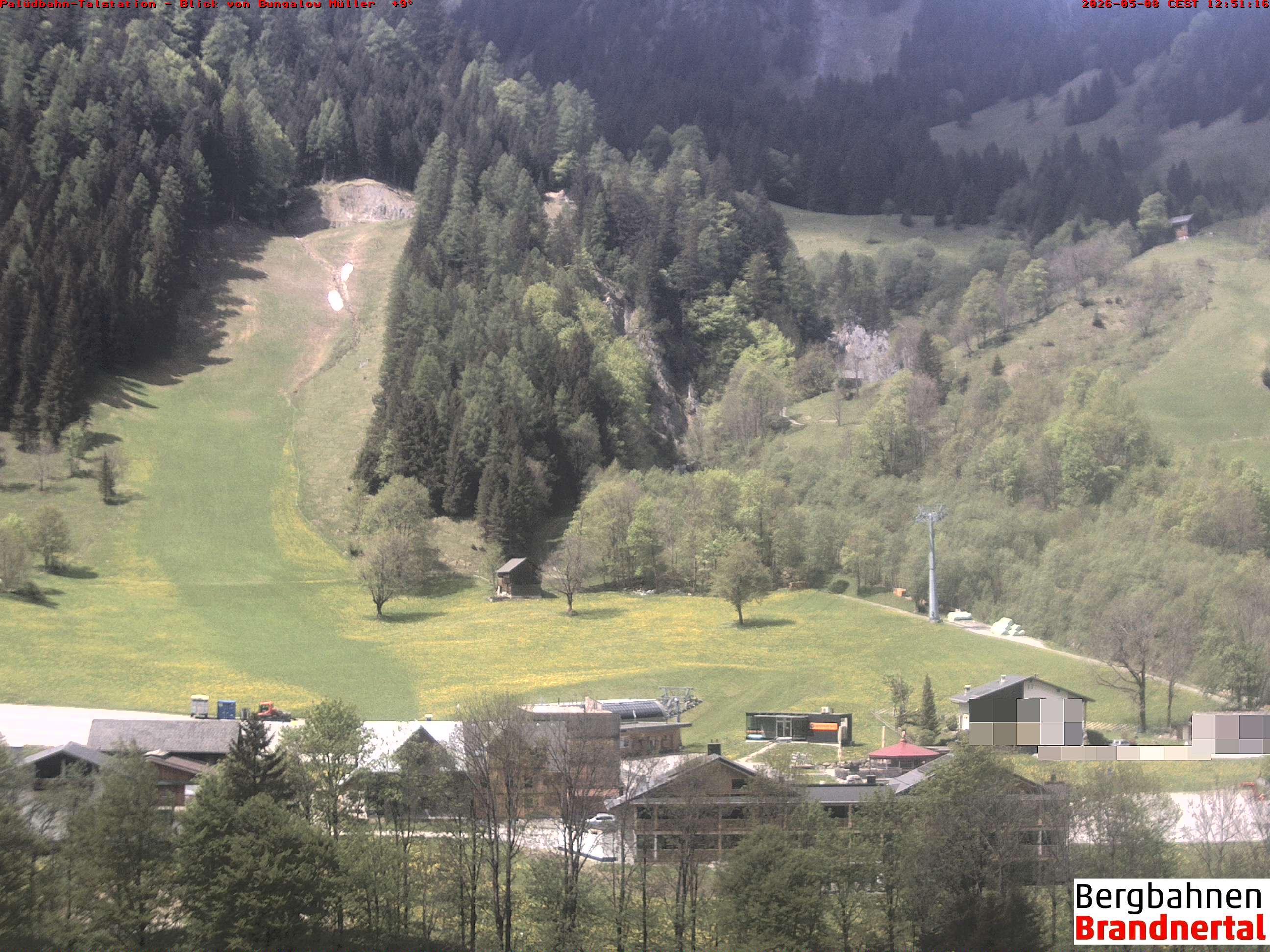 Blick auf Palüdbahn von Bungalow Müller