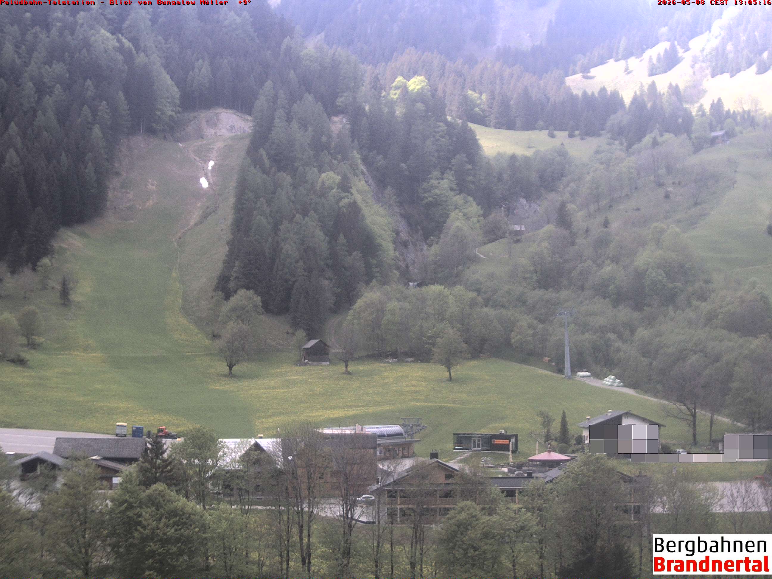 Blick auf Palüdbahn von Bungalow Müller