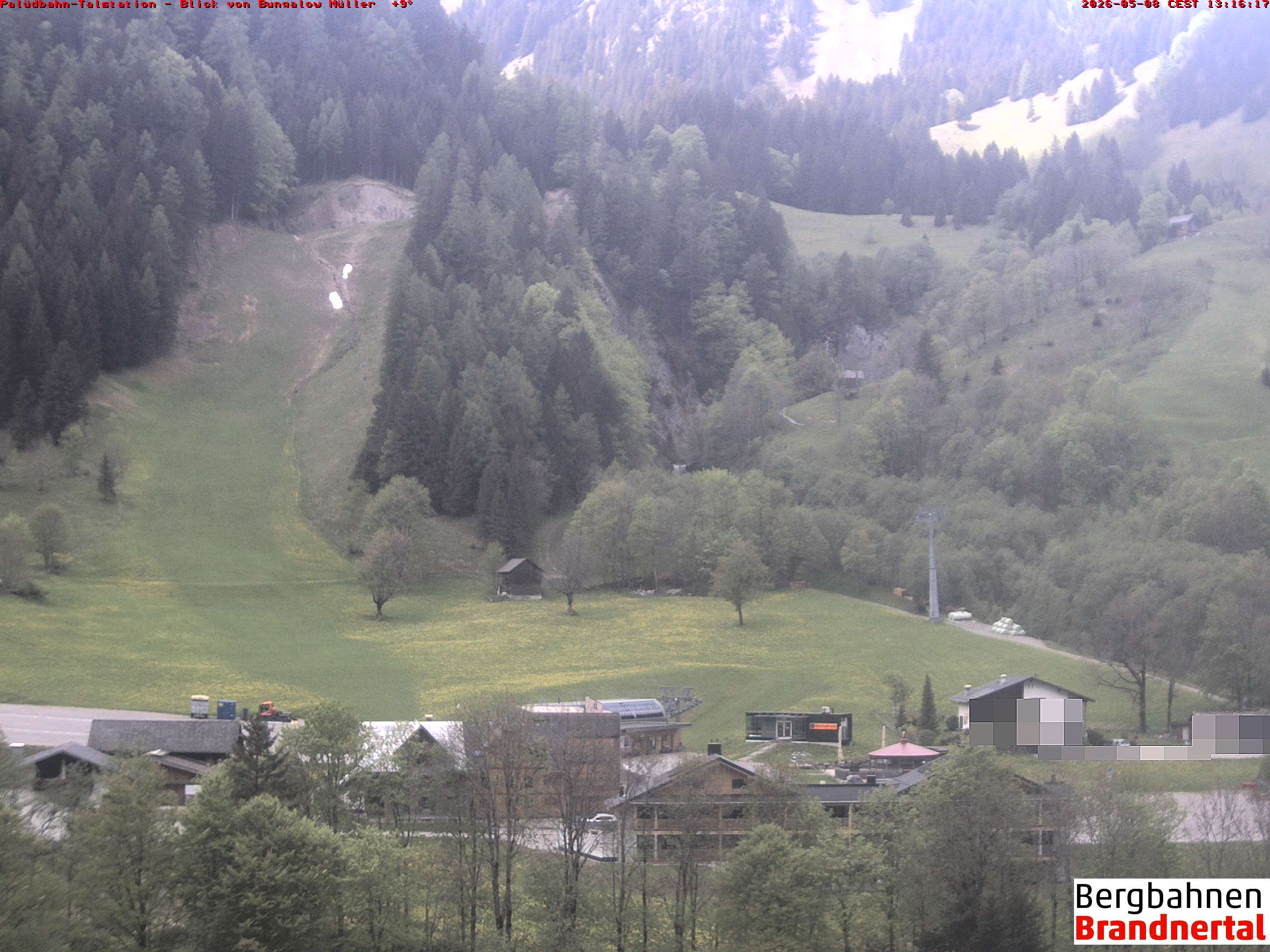 Blick auf Palüdbahn von Bungalow Müller