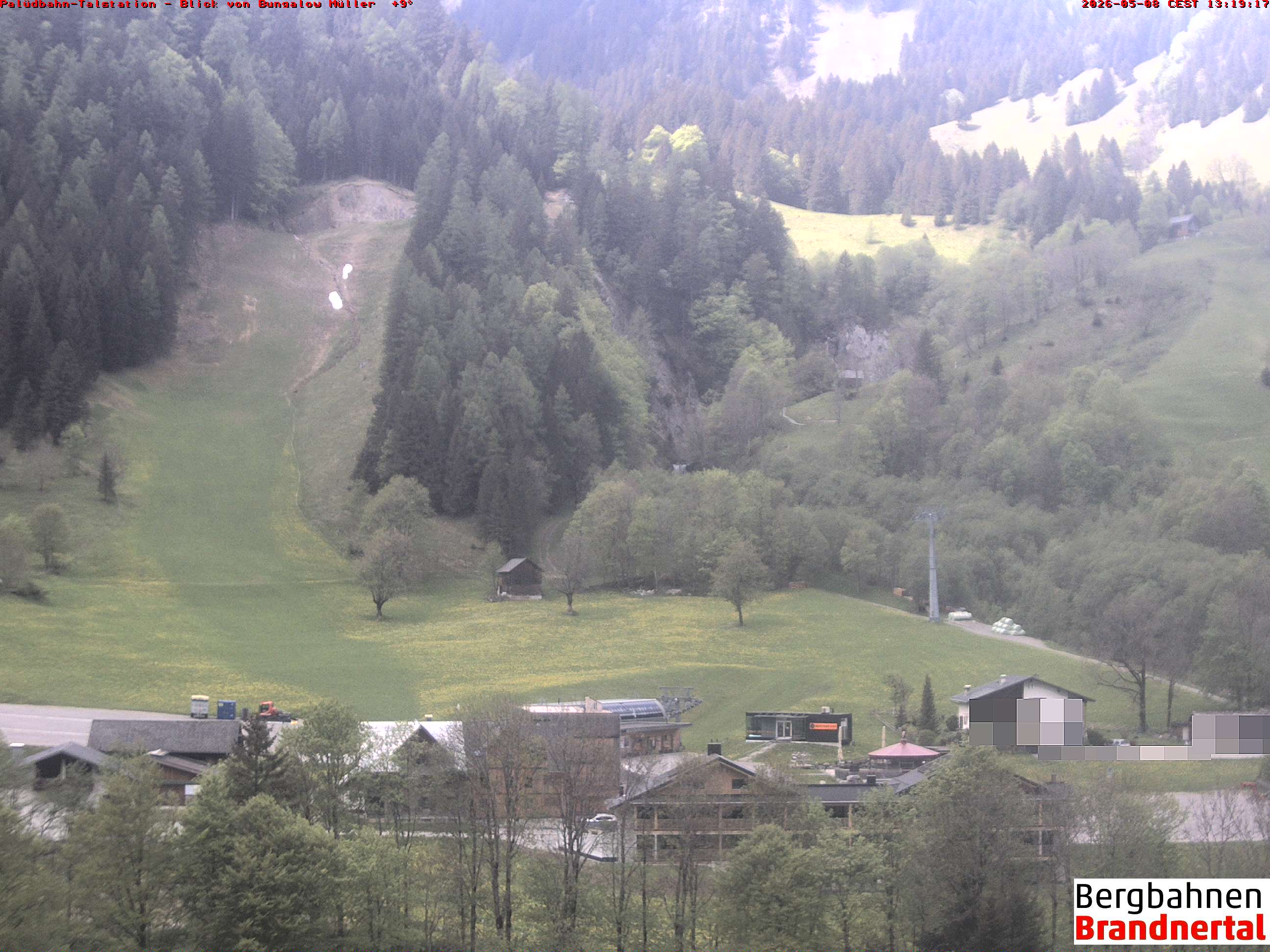 Blick auf Palüdbahn von Bungalow Müller