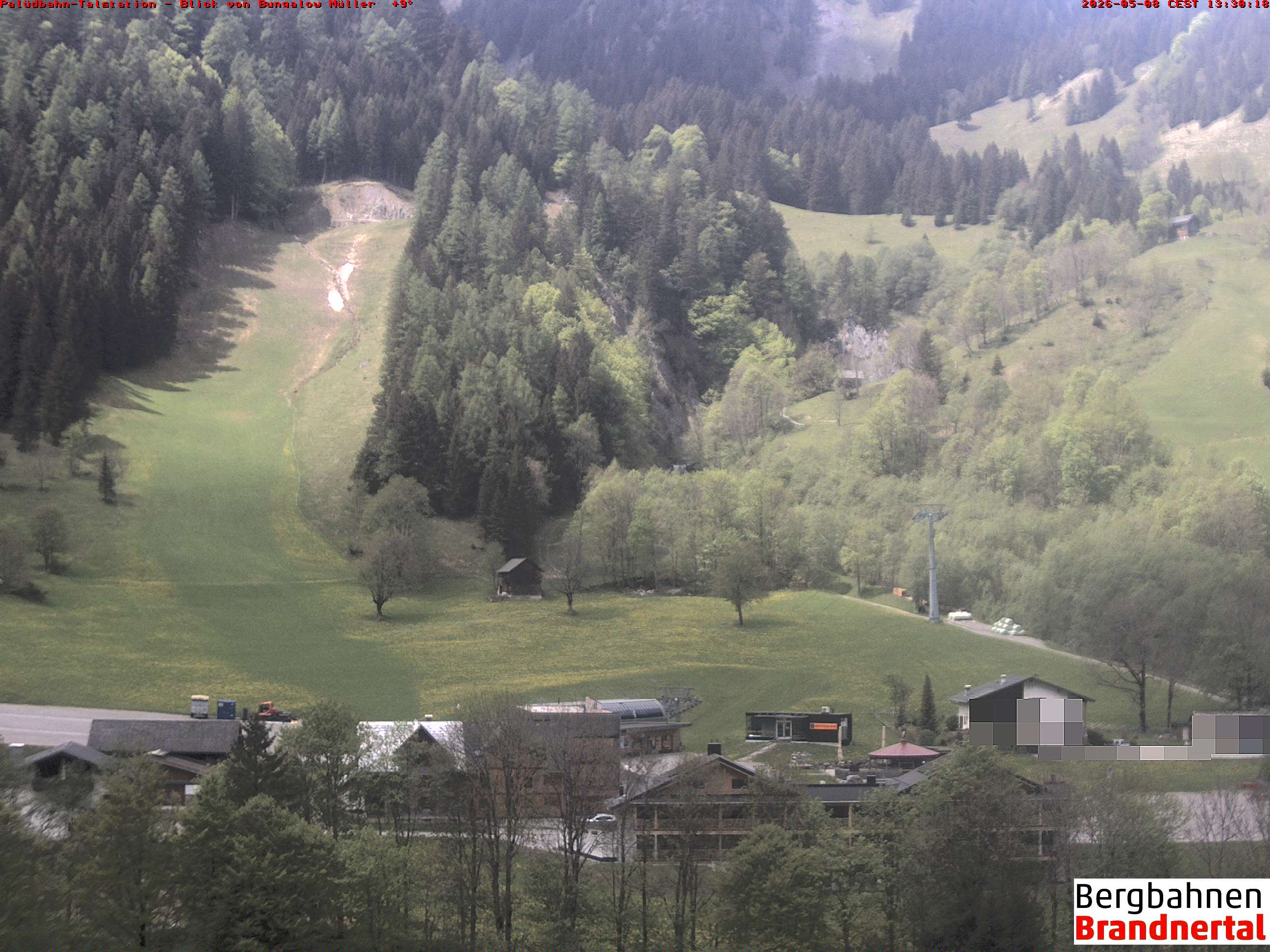 Blick auf Palüdbahn von Bungalow Müller