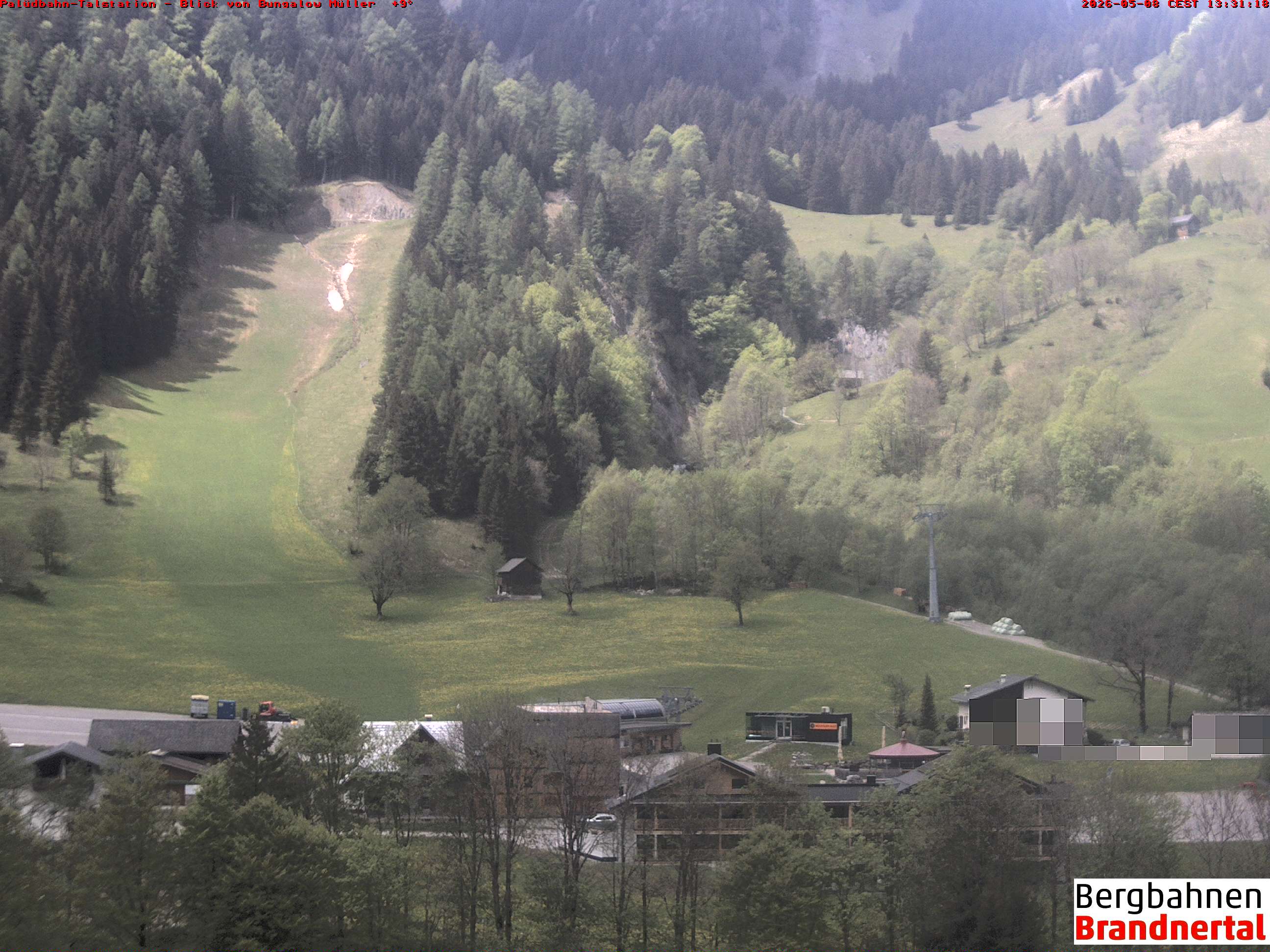 Blick auf Palüdbahn von Bungalow Müller
