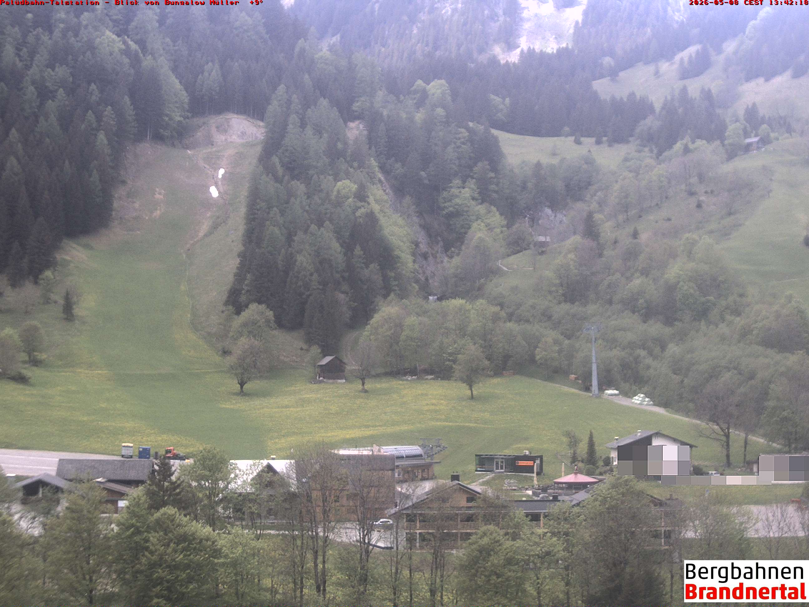 Blick auf Palüdbahn von Bungalow Müller