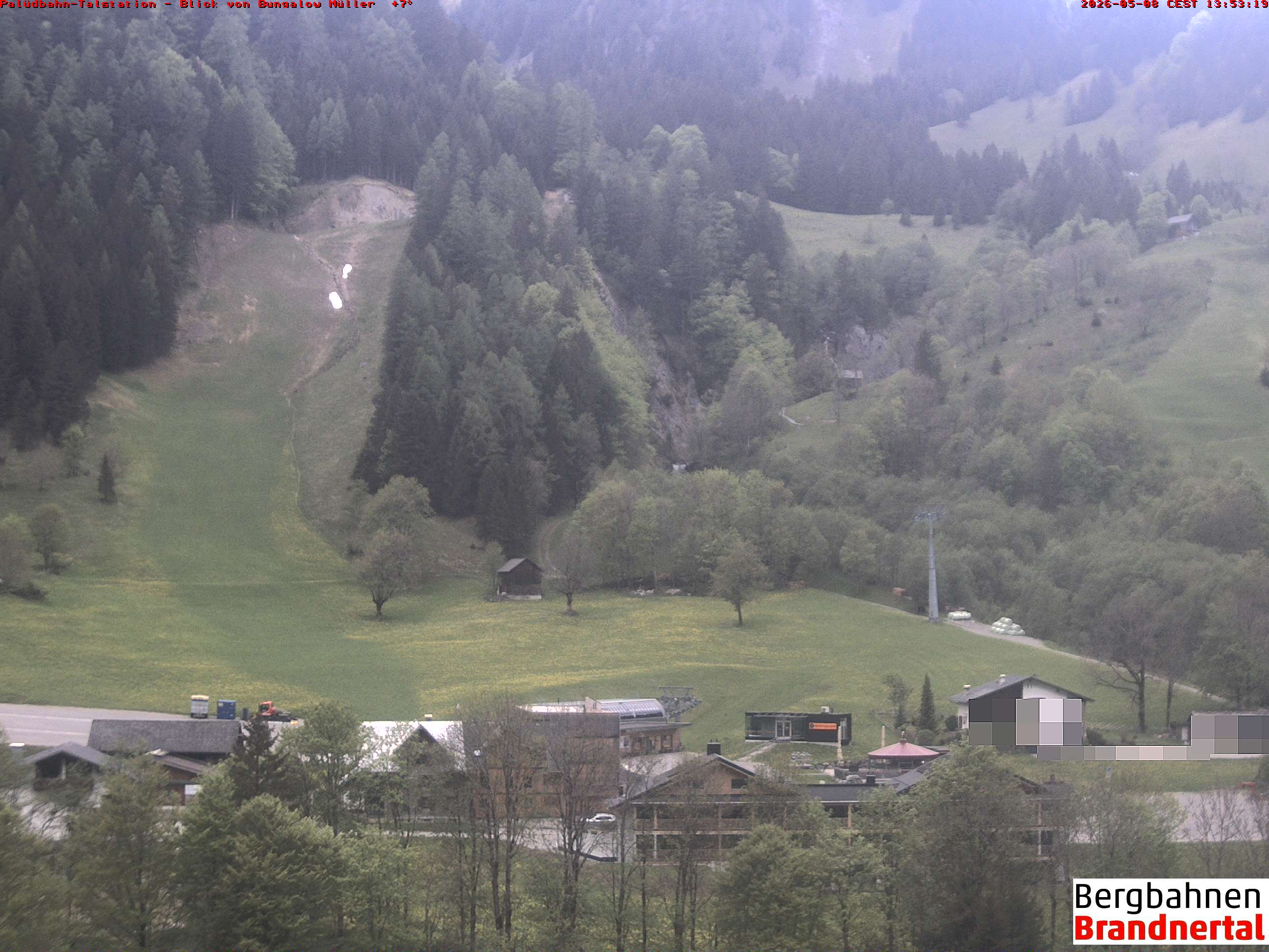 Blick auf Palüdbahn von Bungalow Müller