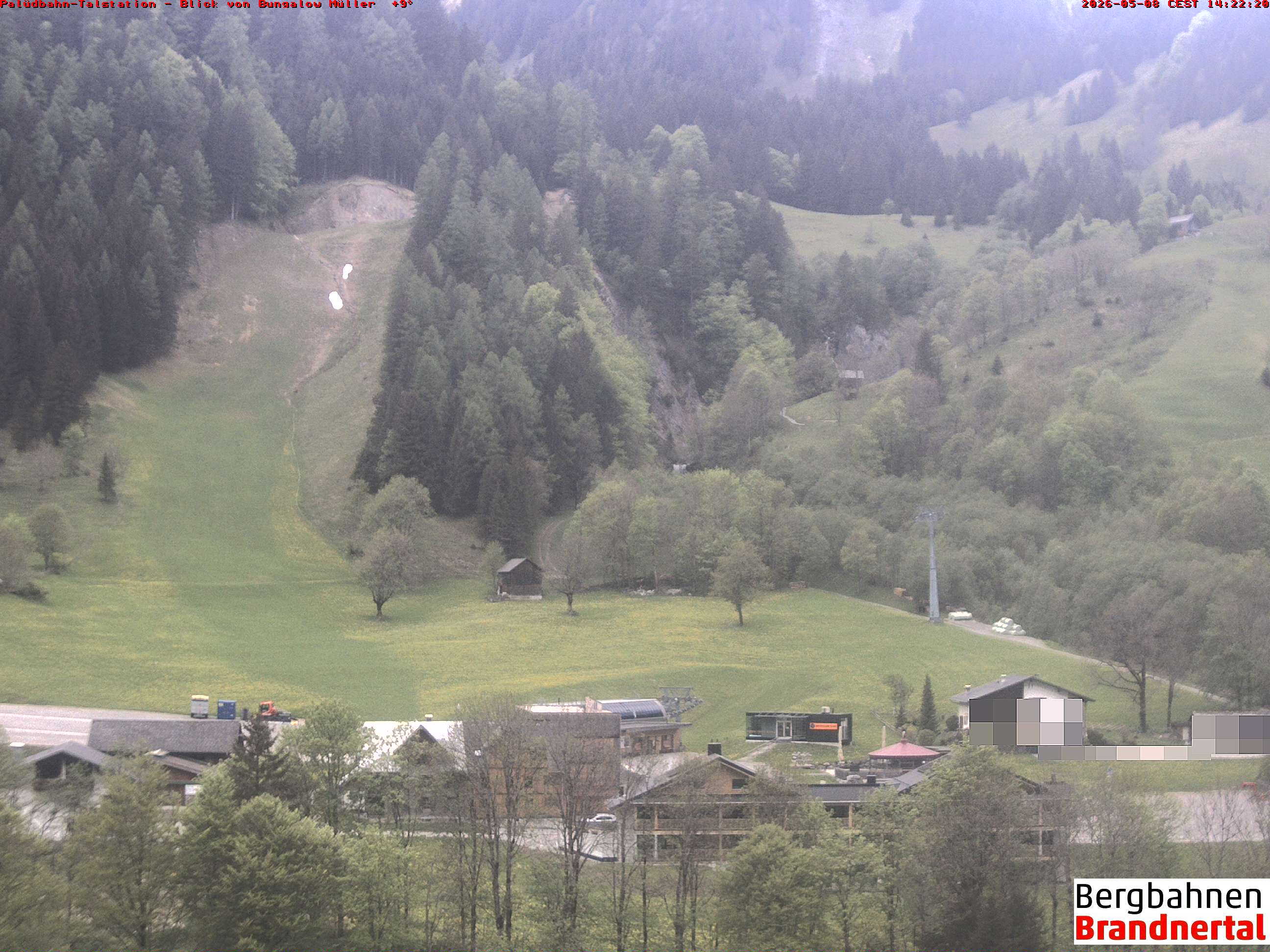Blick auf Palüdbahn von Bungalow Müller