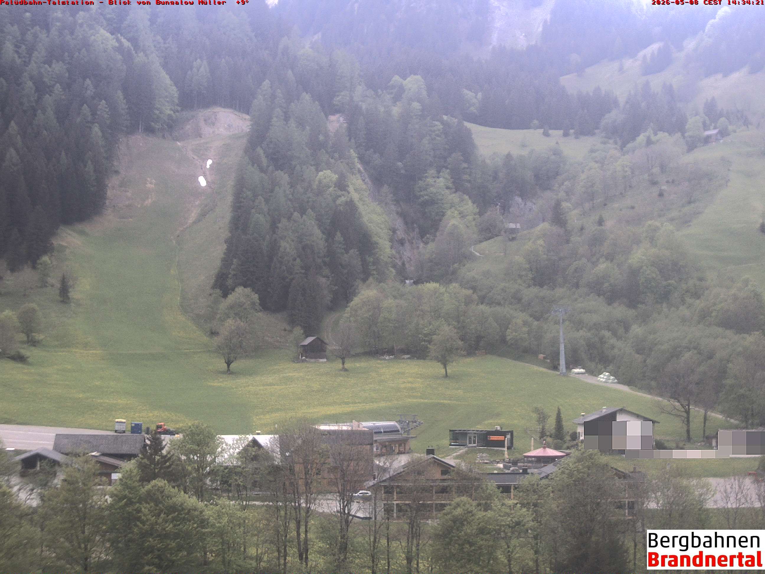 Blick auf Palüdbahn von Bungalow Müller