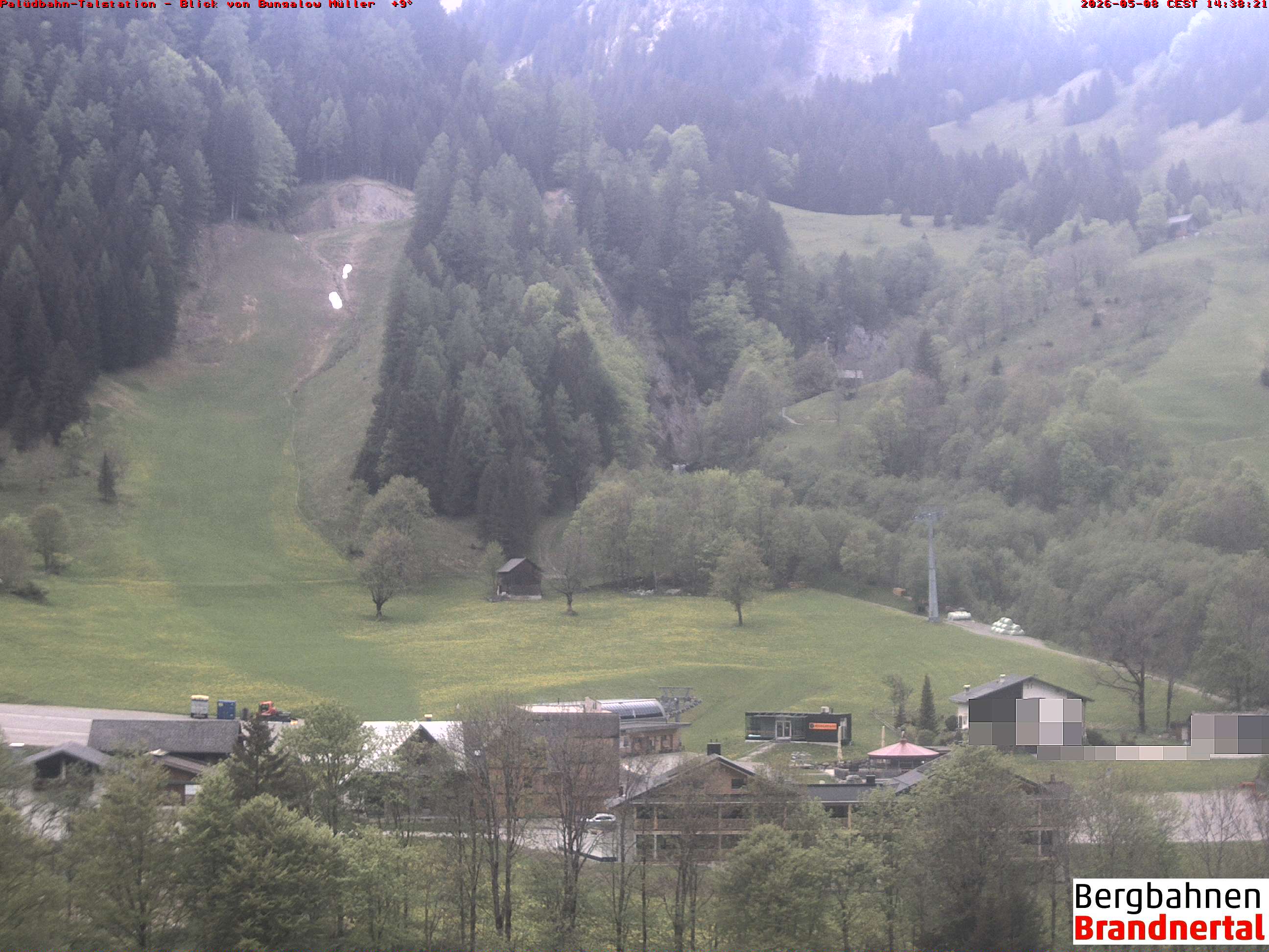 Blick auf Palüdbahn von Bungalow Müller