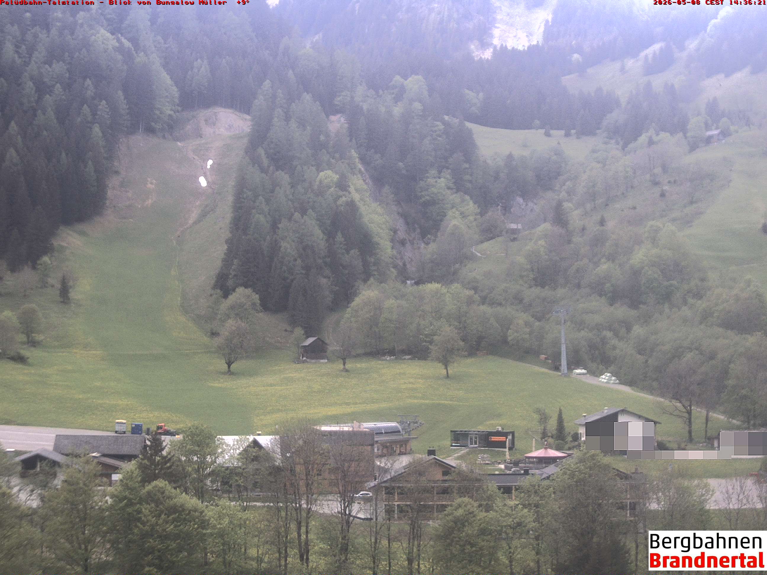 Blick auf Palüdbahn von Bungalow Müller