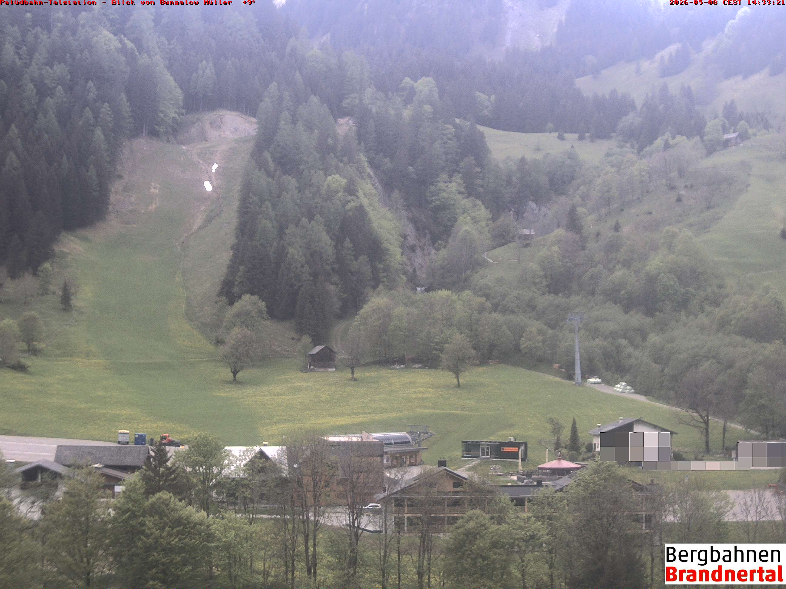 Blick auf Palüdbahn von Bungalow Müller