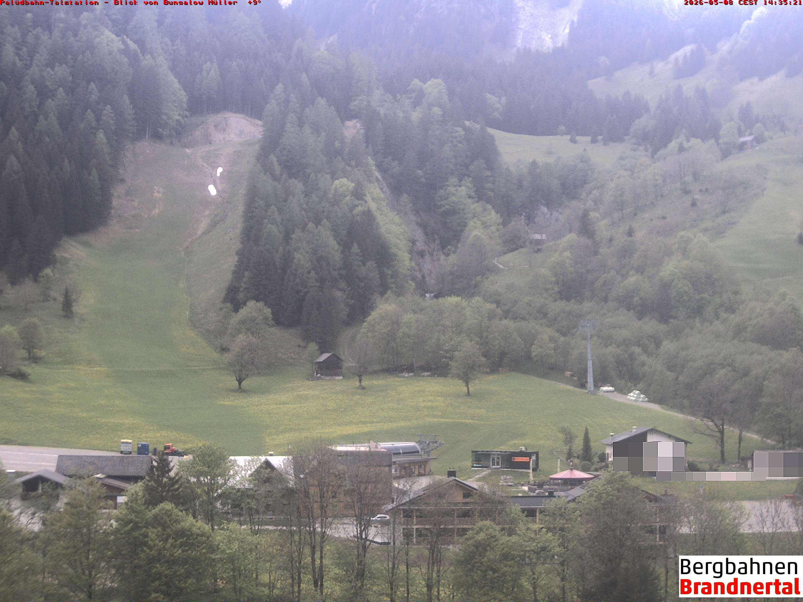 Blick auf Palüdbahn von Bungalow Müller