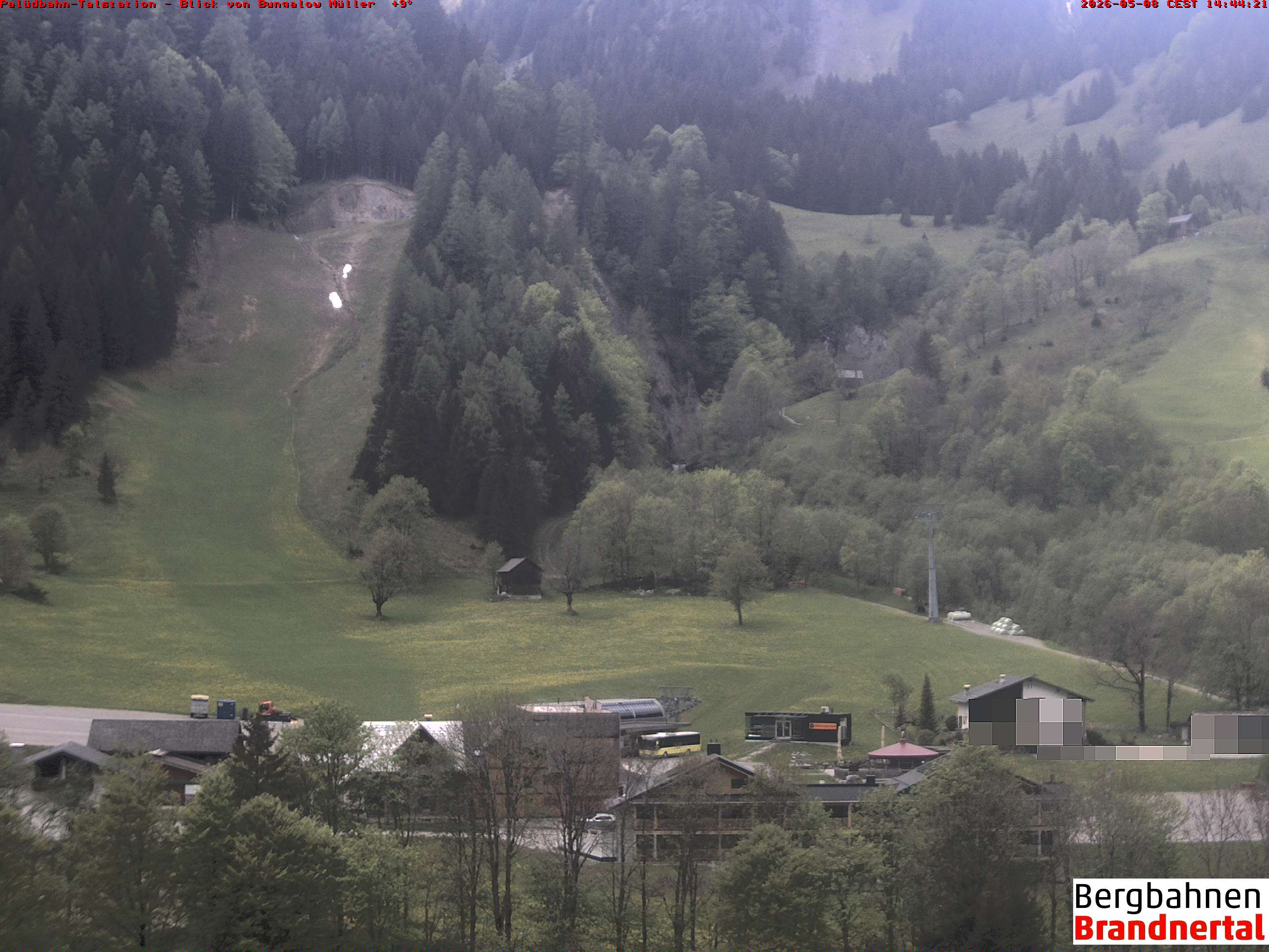 Blick auf Palüdbahn von Bungalow Müller