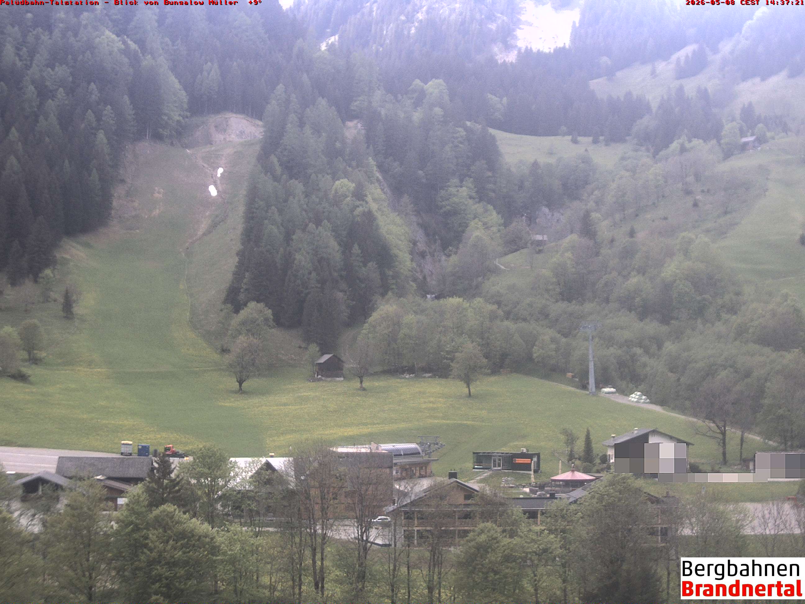 Blick auf Palüdbahn von Bungalow Müller