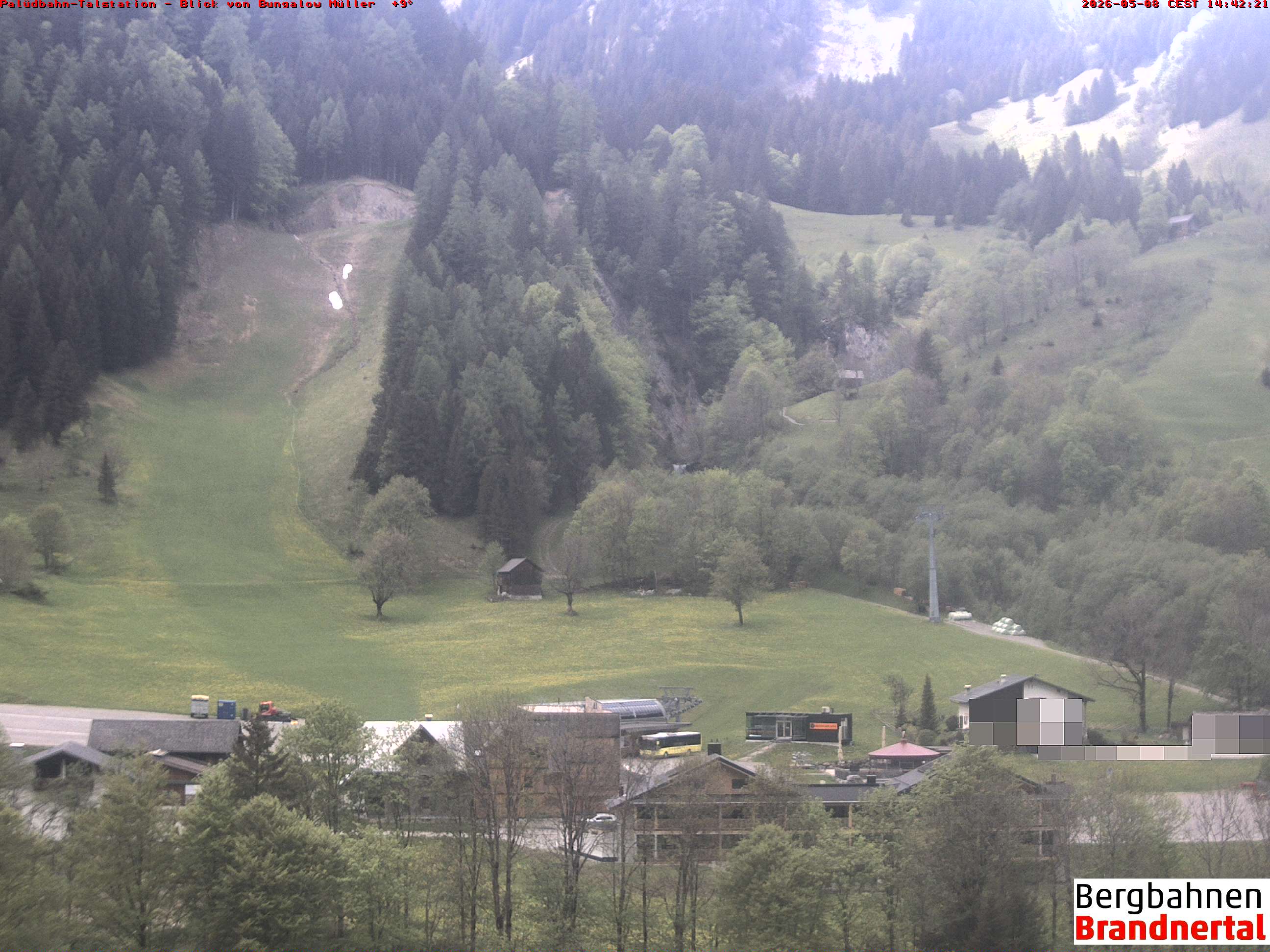 Blick auf Palüdbahn von Bungalow Müller