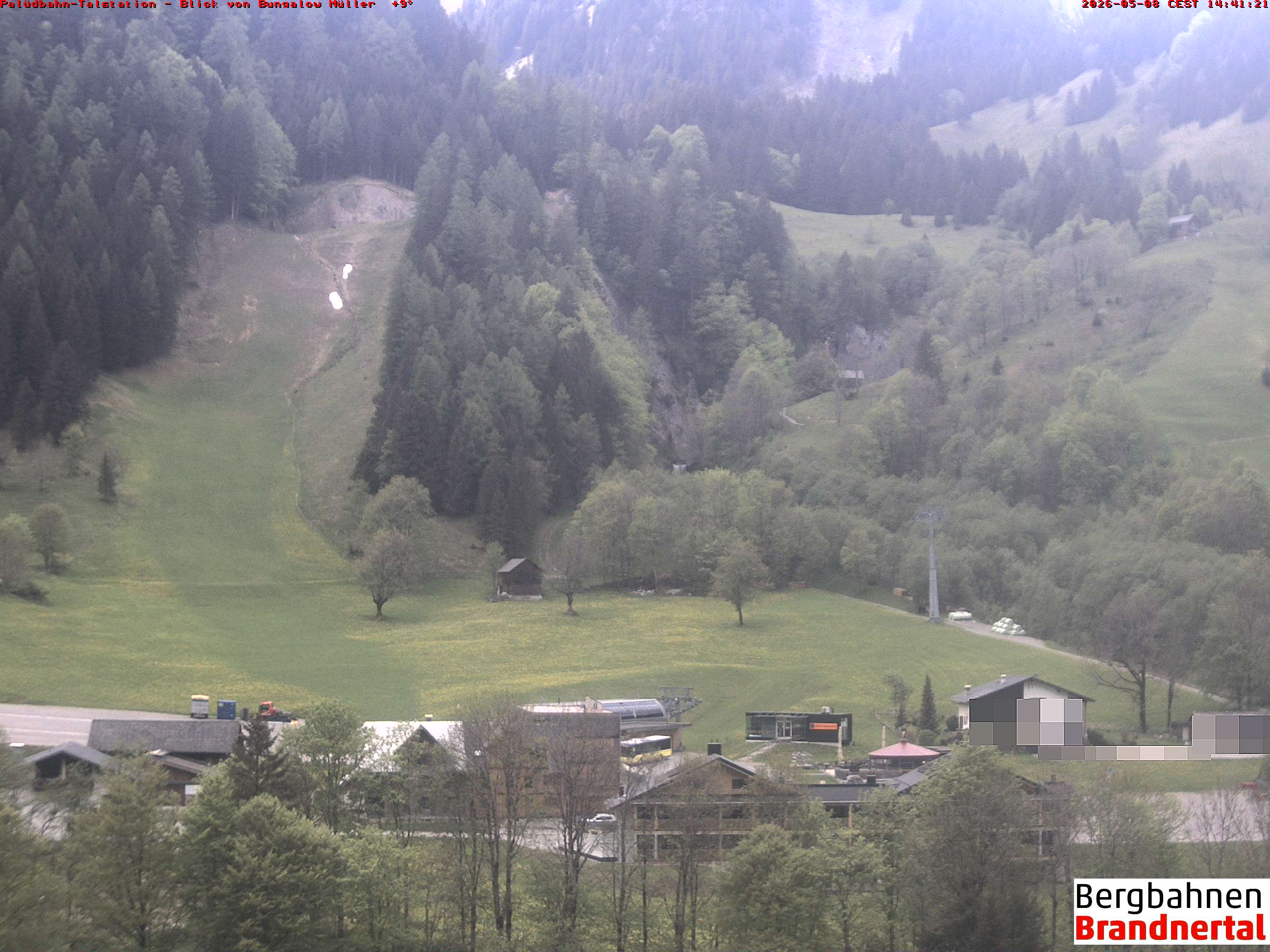 Blick auf Palüdbahn von Bungalow Müller