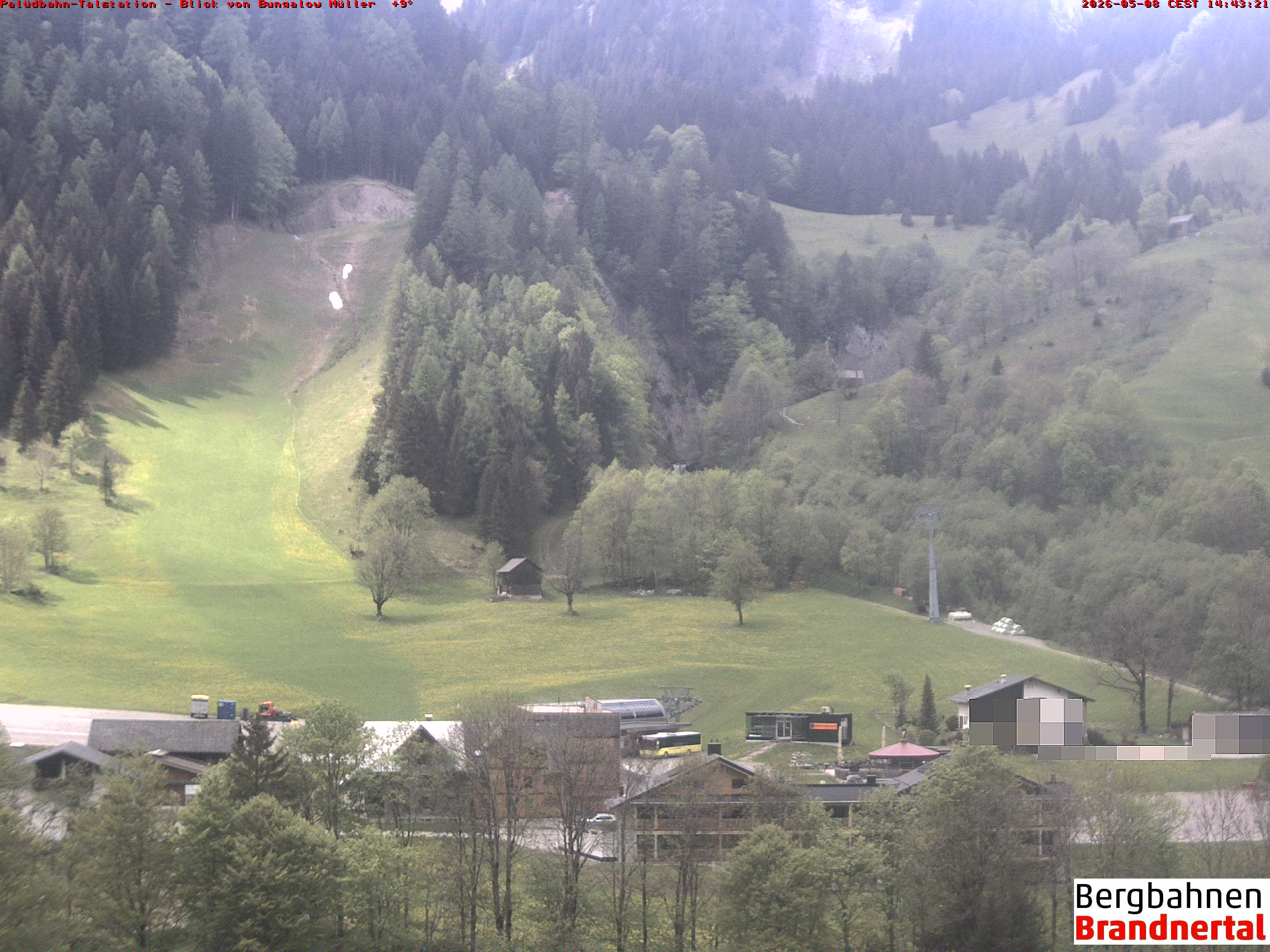 Blick auf Palüdbahn von Bungalow Müller
