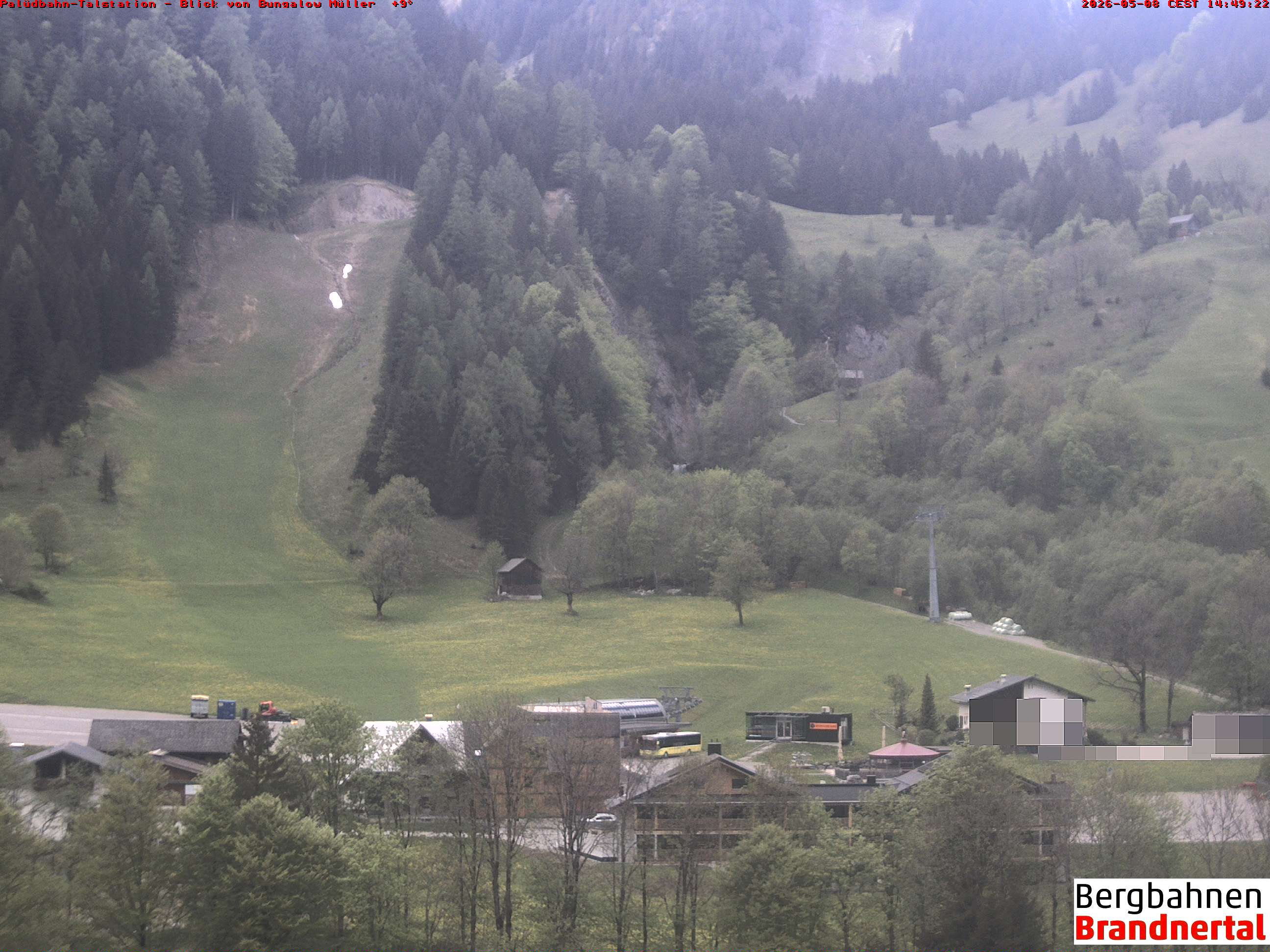 Blick auf Palüdbahn von Bungalow Müller