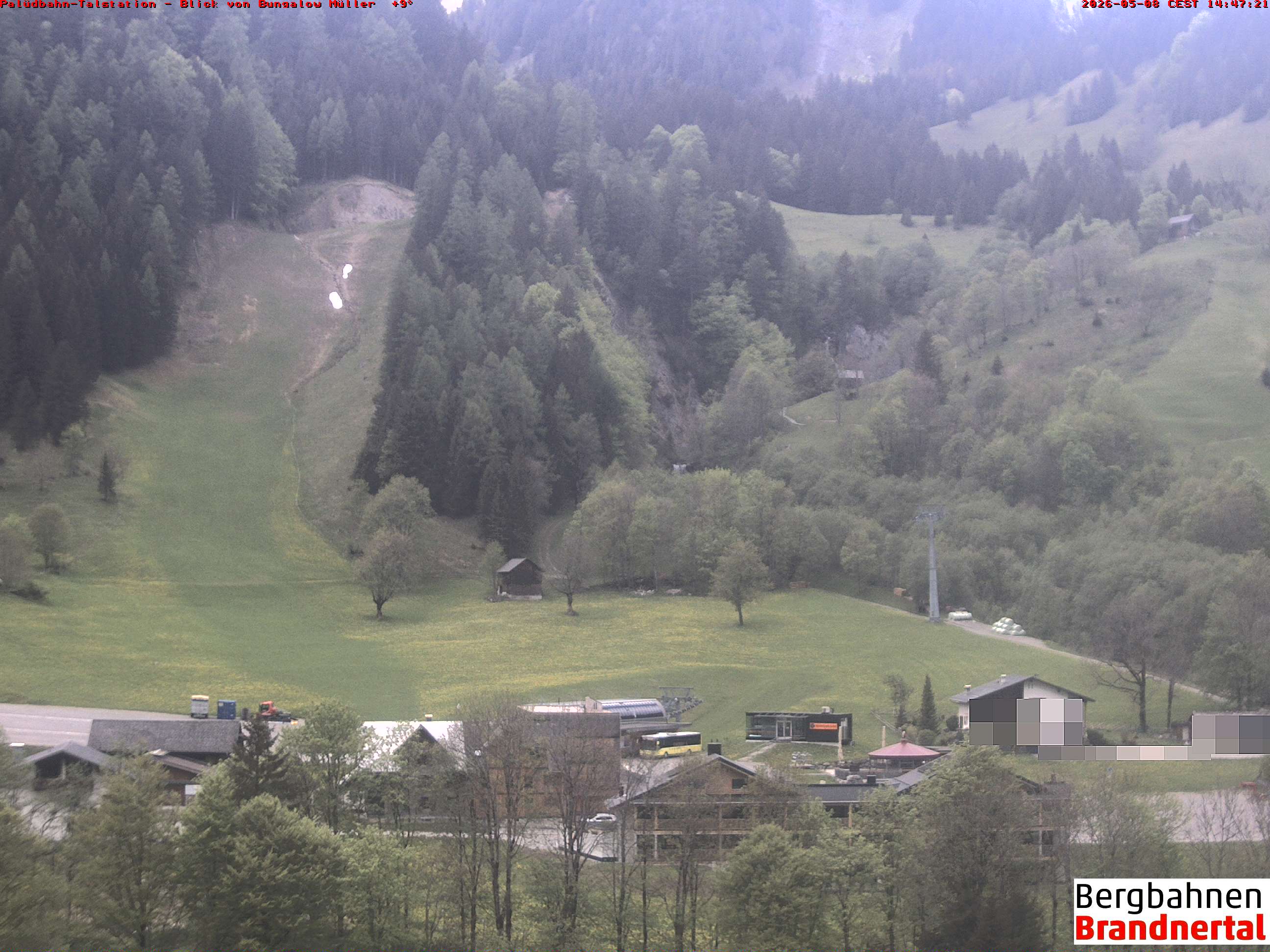 Blick auf Palüdbahn von Bungalow Müller