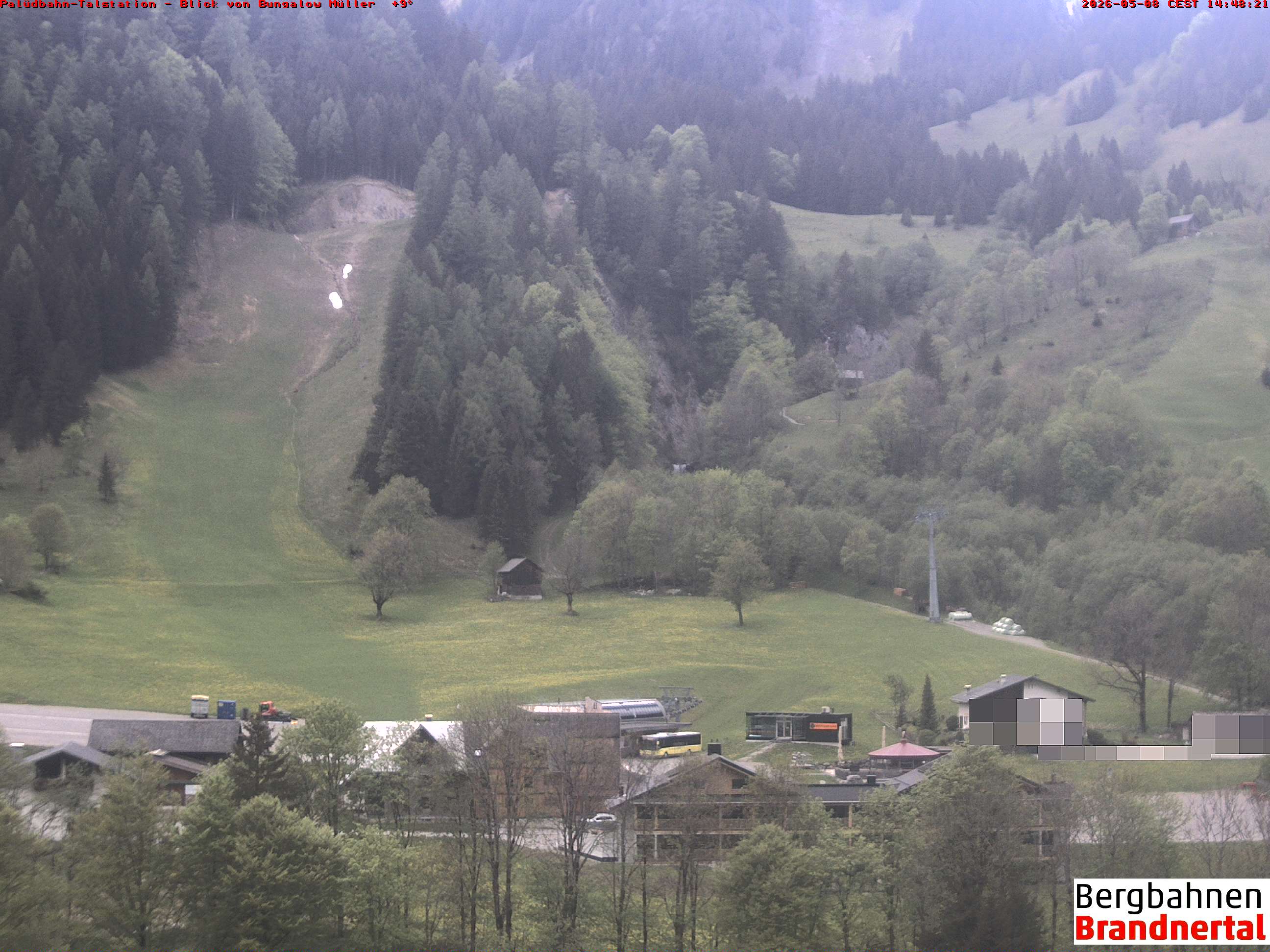Blick auf Palüdbahn von Bungalow Müller