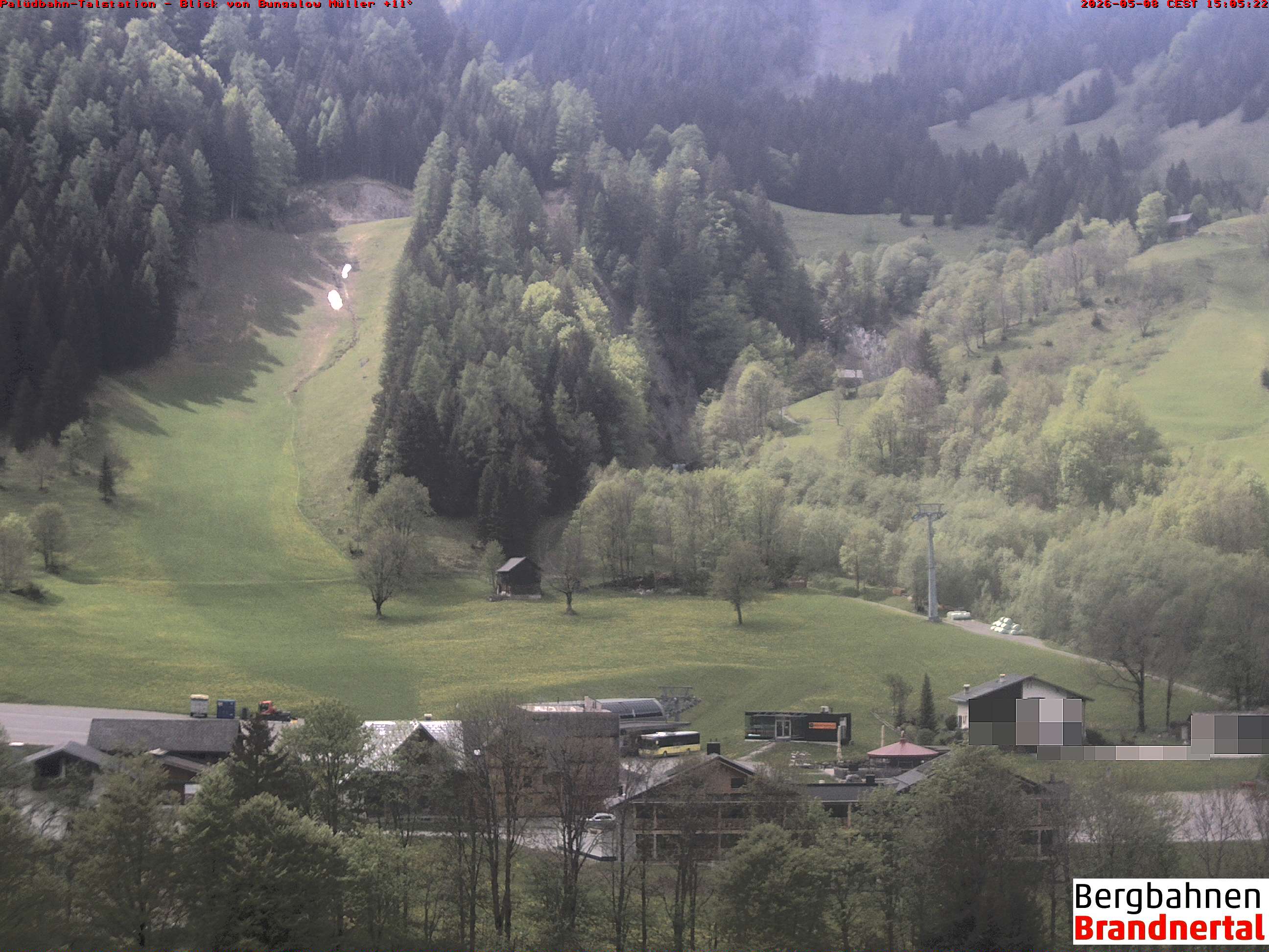 Blick auf Palüdbahn von Bungalow Müller
