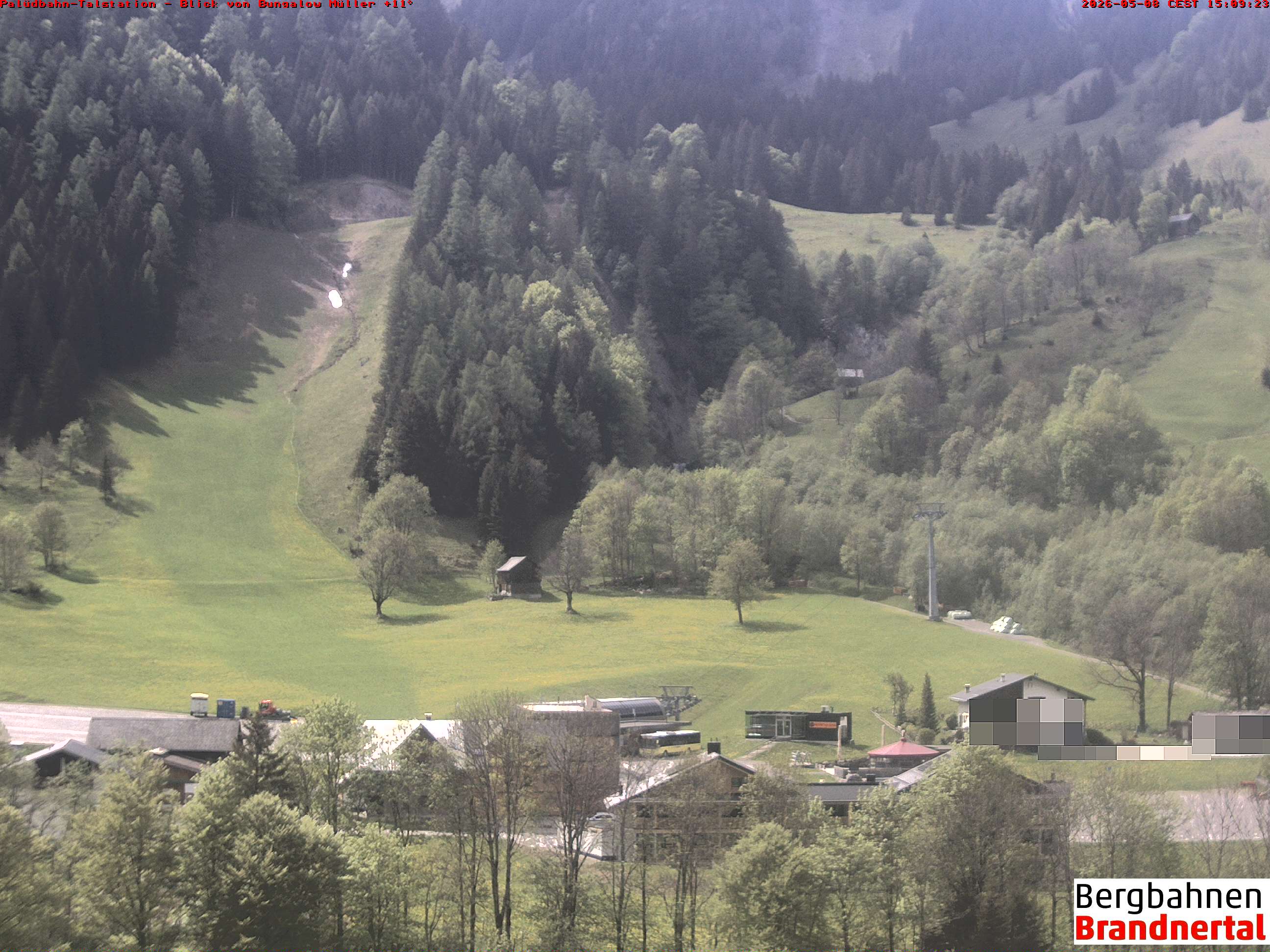 Blick auf Palüdbahn von Bungalow Müller