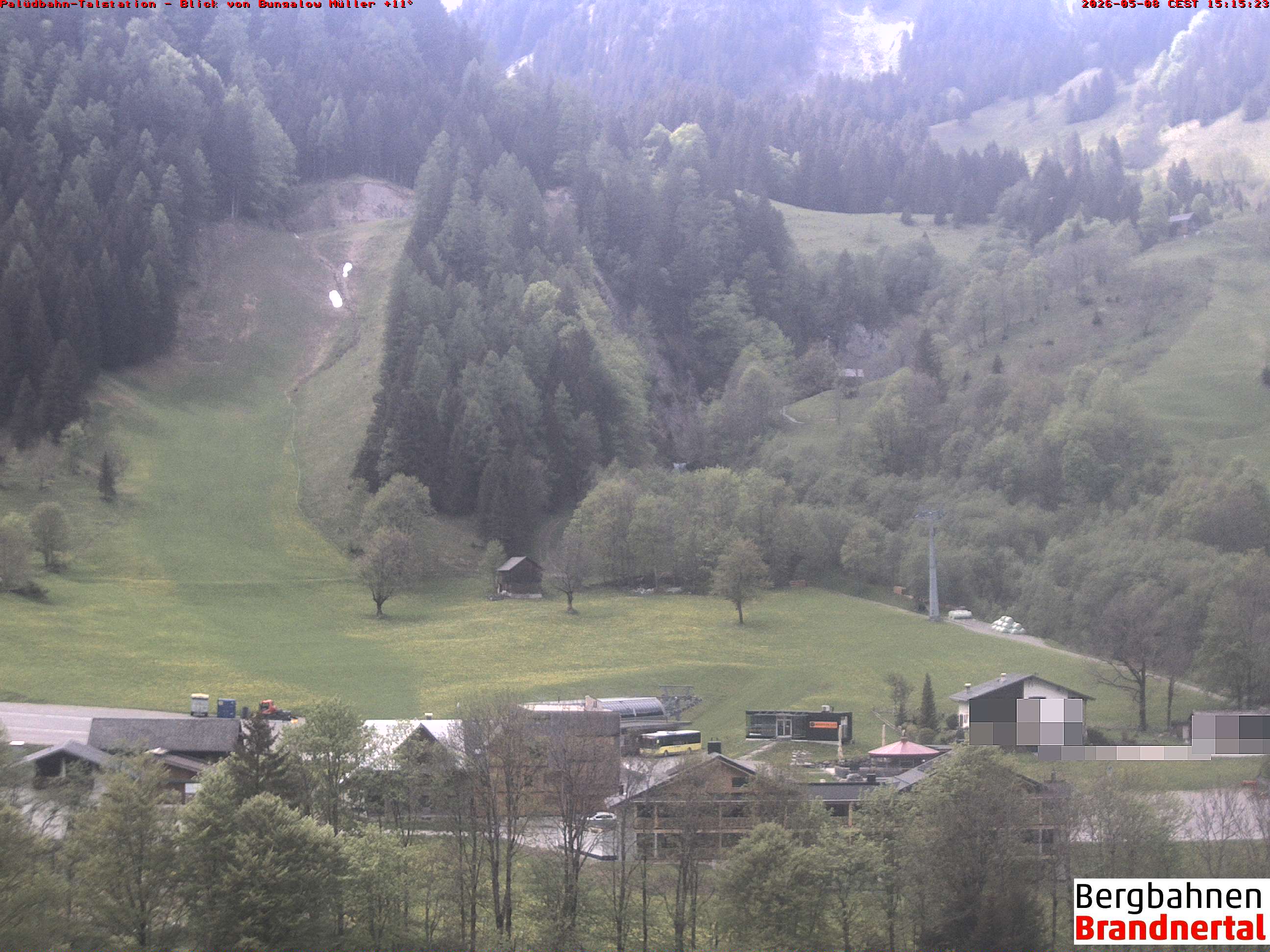 Blick auf Palüdbahn von Bungalow Müller