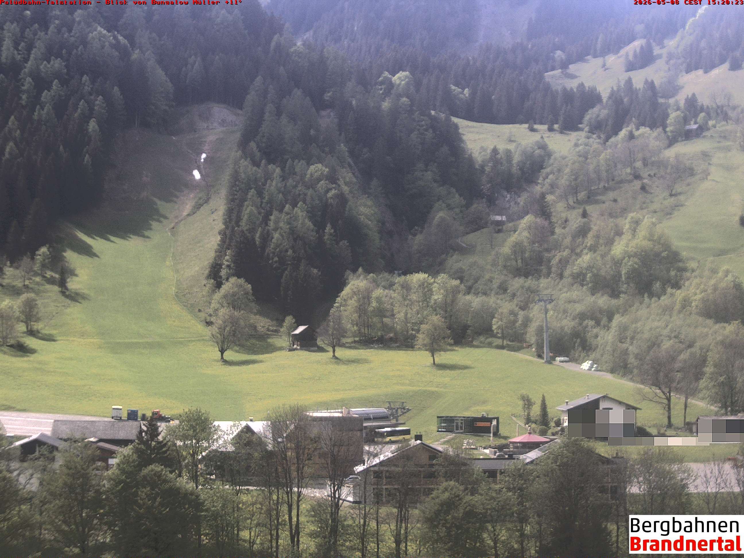 Blick auf Palüdbahn von Bungalow Müller