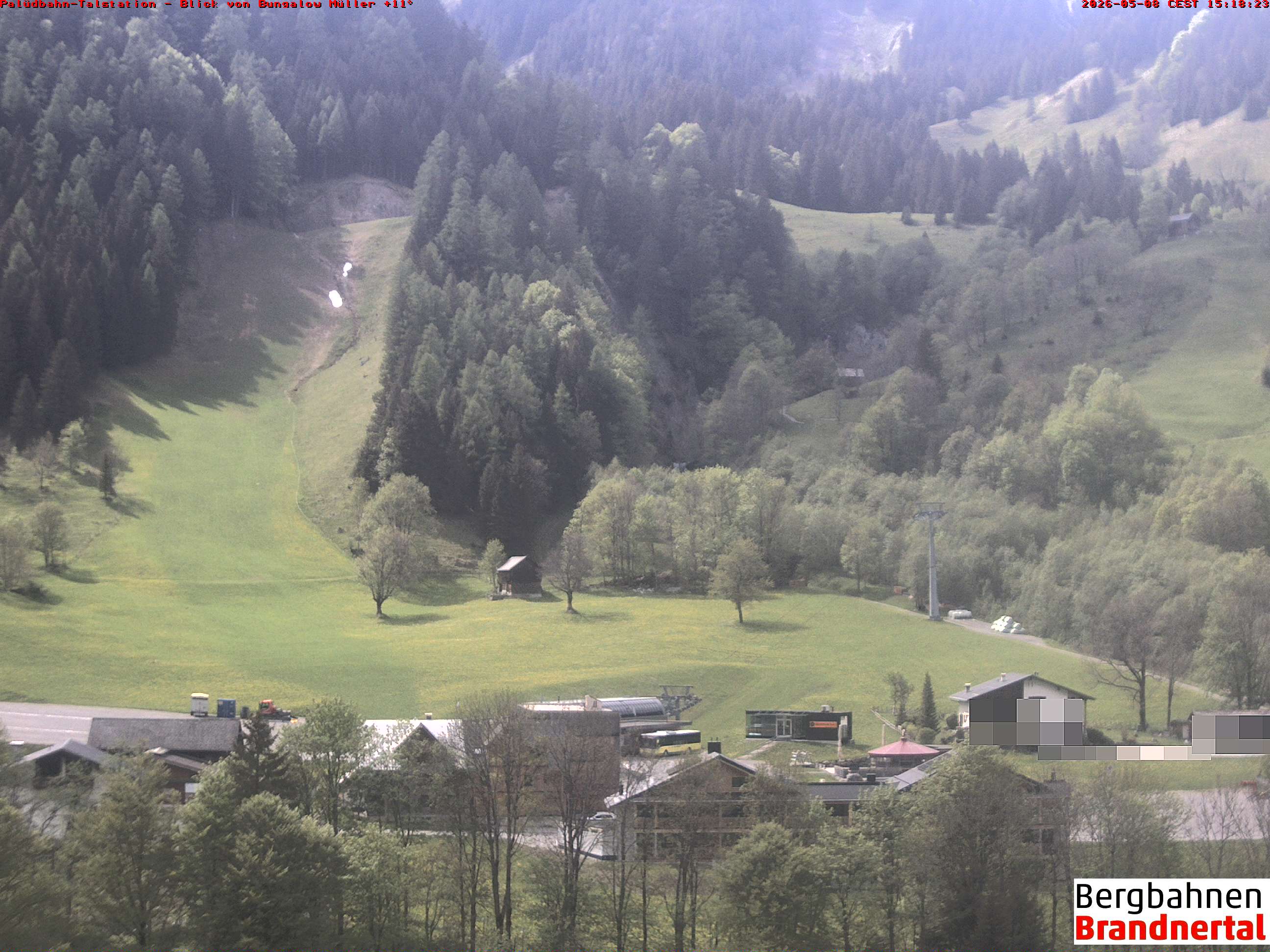 Blick auf Palüdbahn von Bungalow Müller