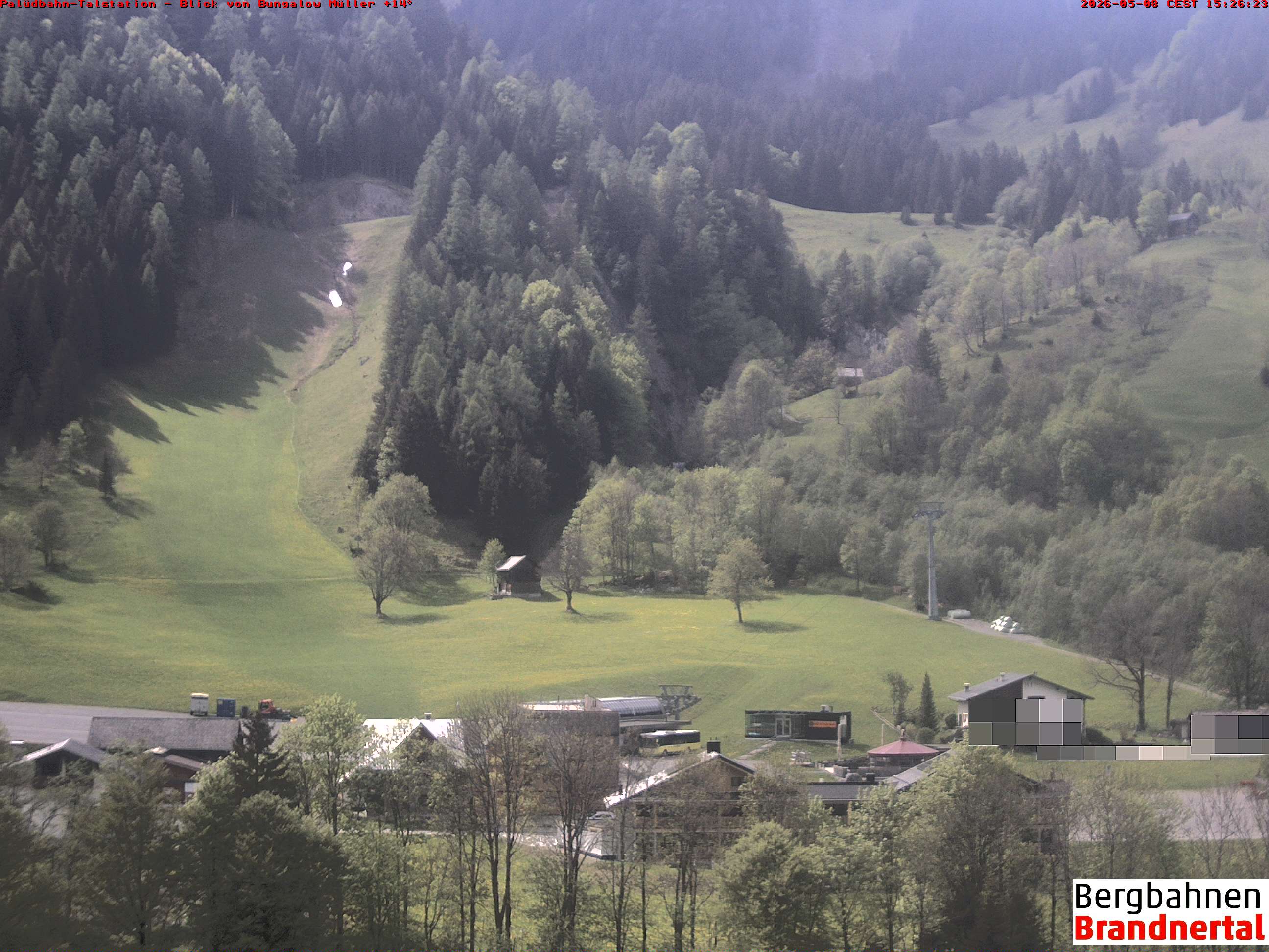 Blick auf Palüdbahn von Bungalow Müller