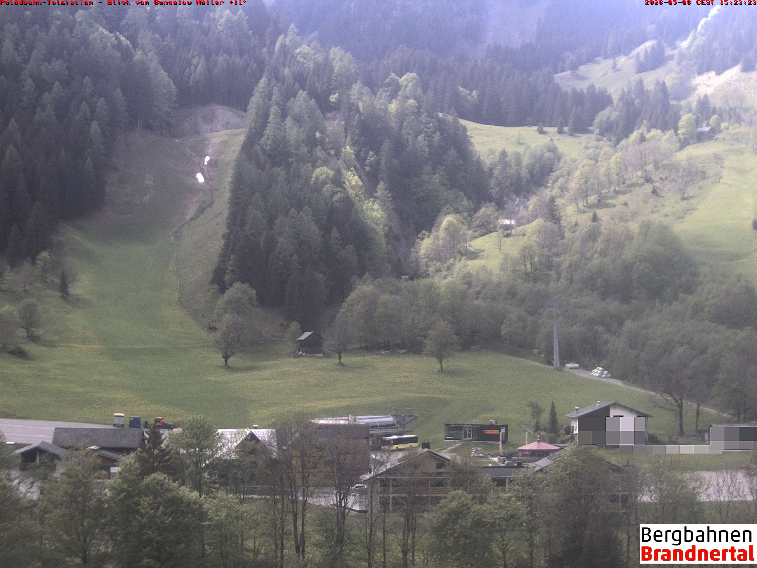 Blick auf Palüdbahn von Bungalow Müller