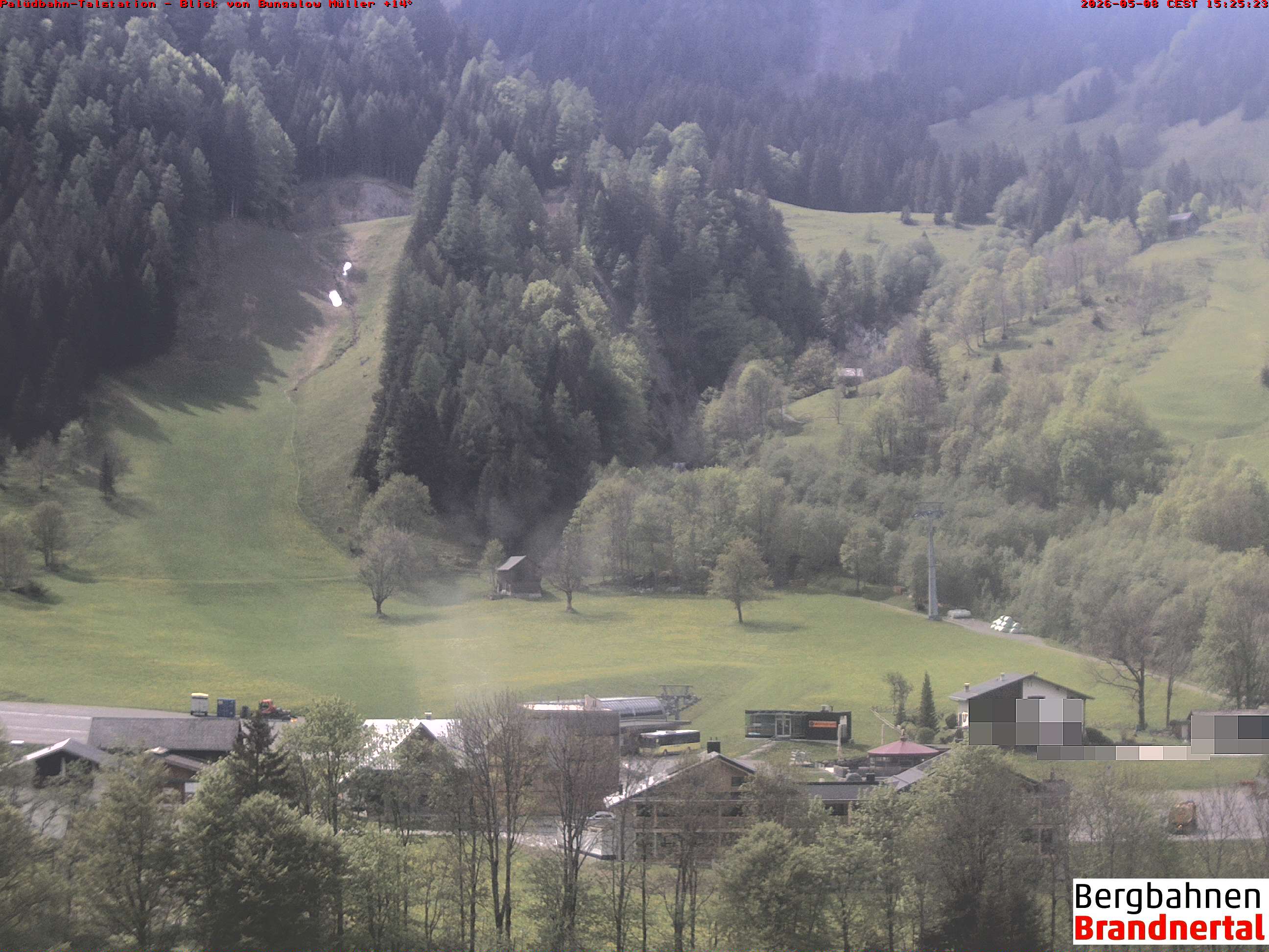 Blick auf Palüdbahn von Bungalow Müller