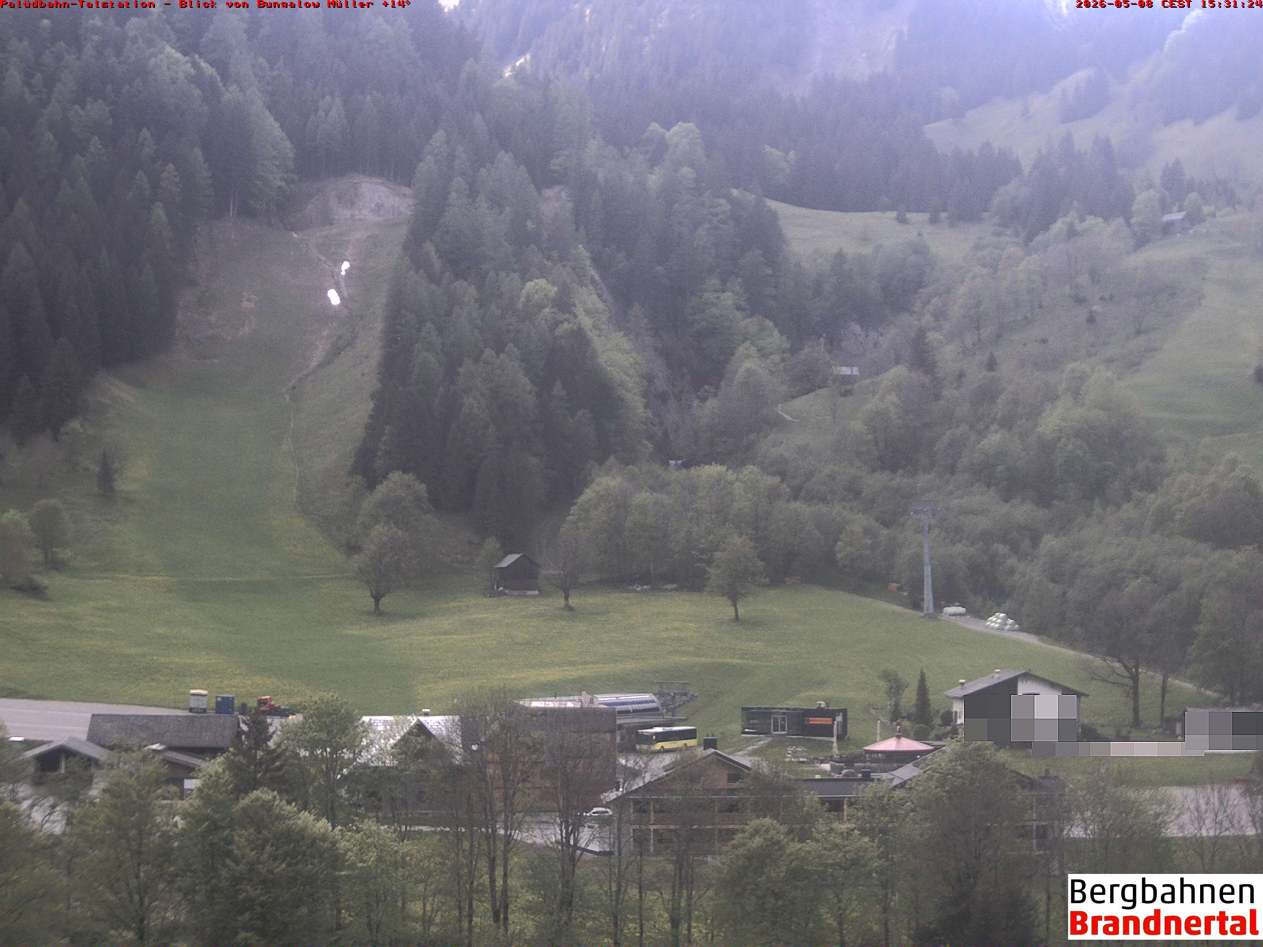 Blick auf Palüdbahn von Bungalow Müller