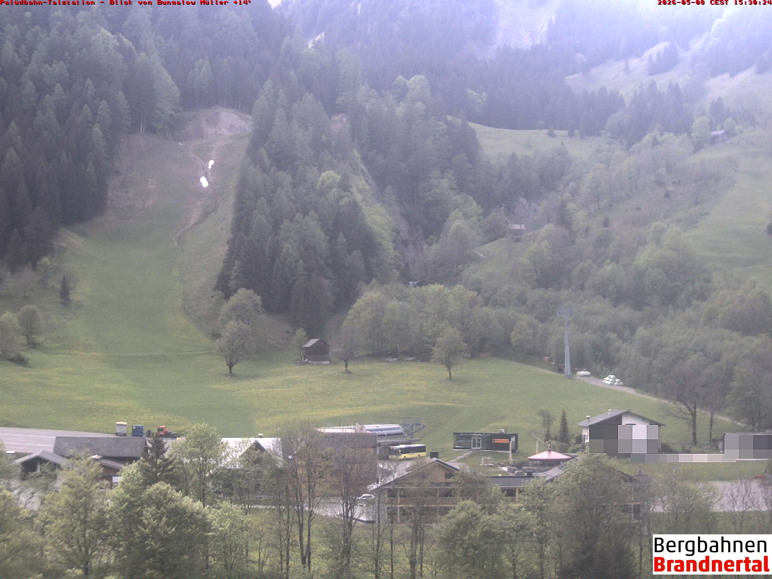 Blick auf Palüdbahn von Bungalow Müller