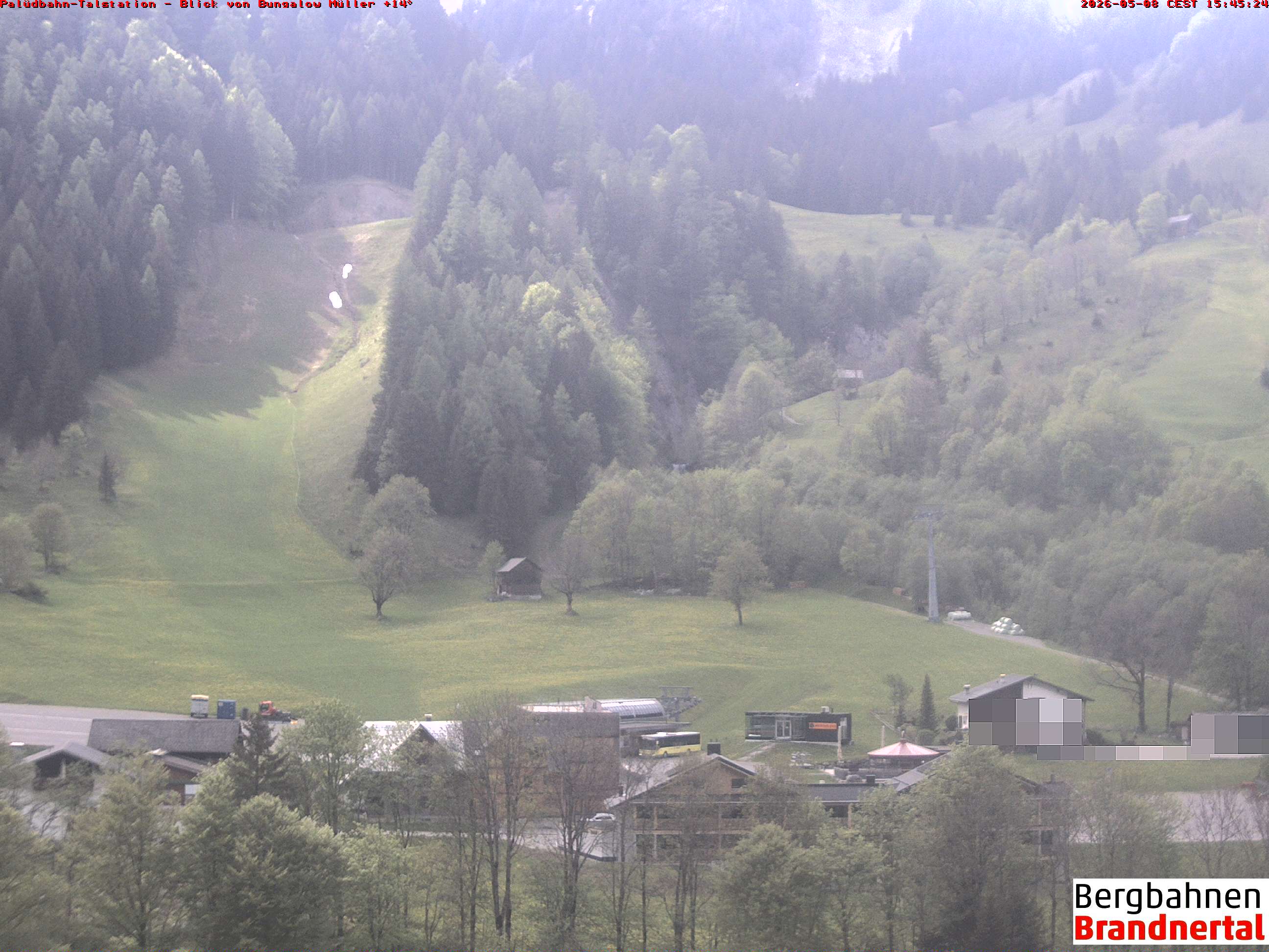 Blick auf Palüdbahn von Bungalow Müller