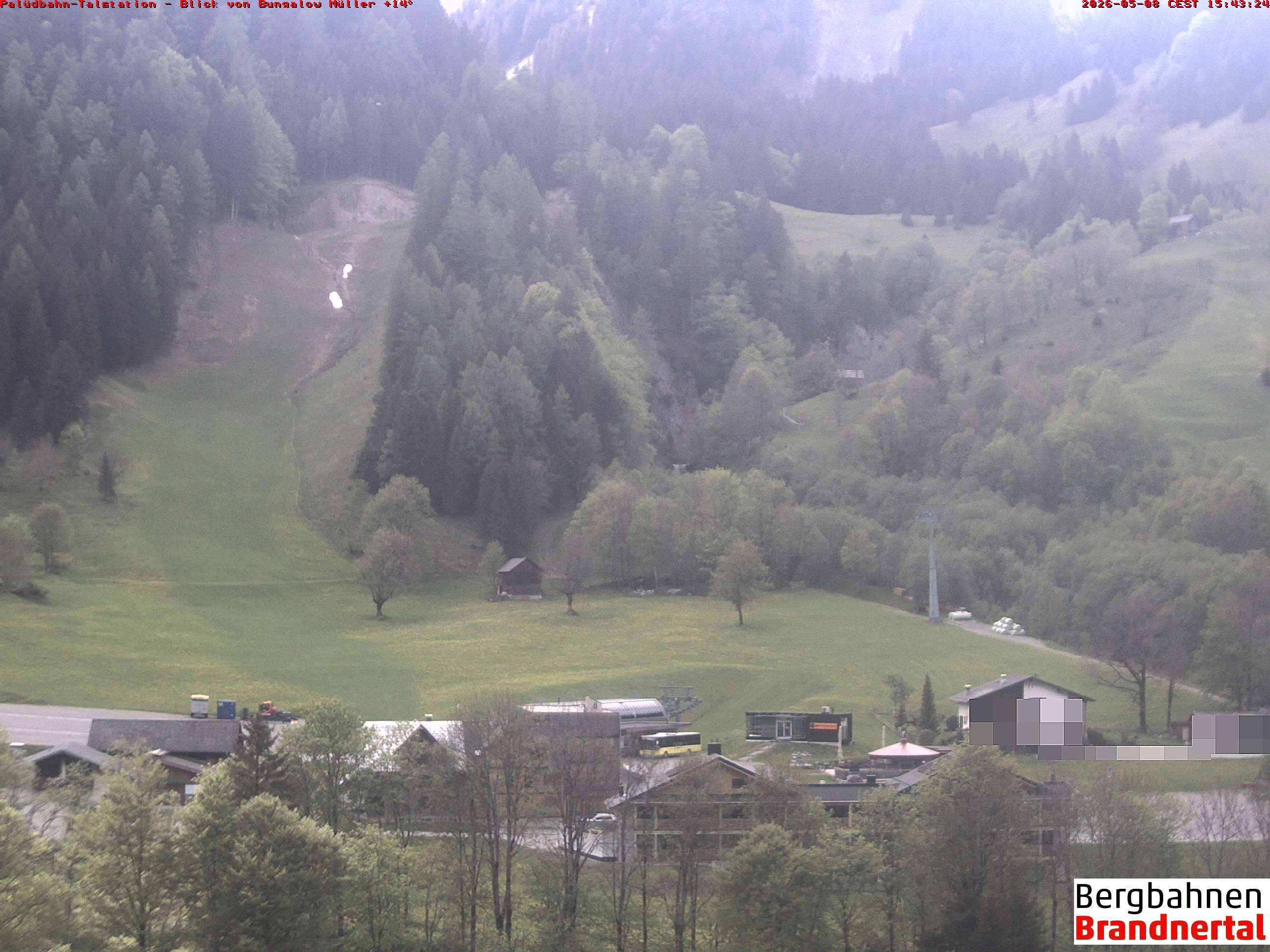 Blick auf Palüdbahn von Bungalow Müller