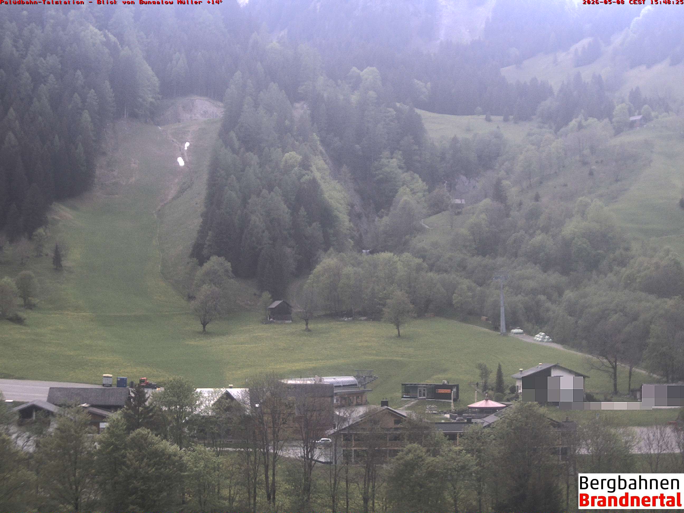 Blick auf Palüdbahn von Bungalow Müller