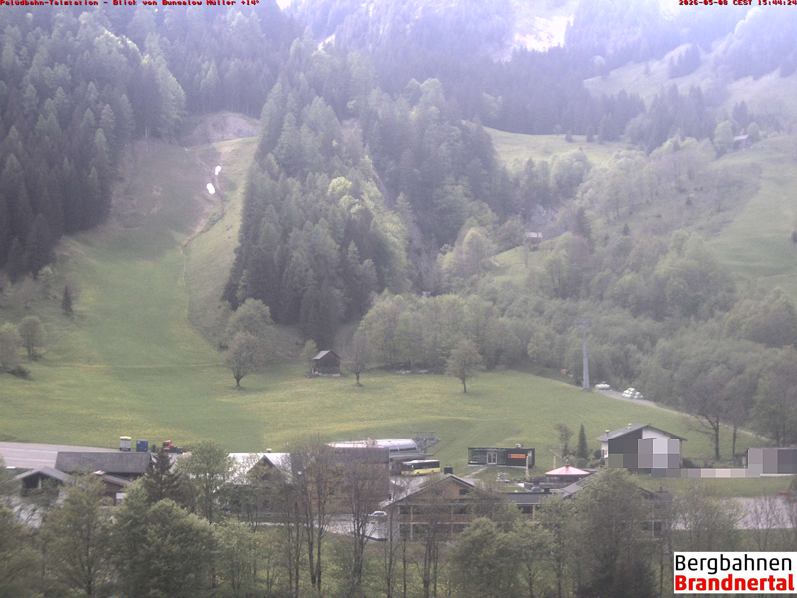 Blick auf Palüdbahn von Bungalow Müller