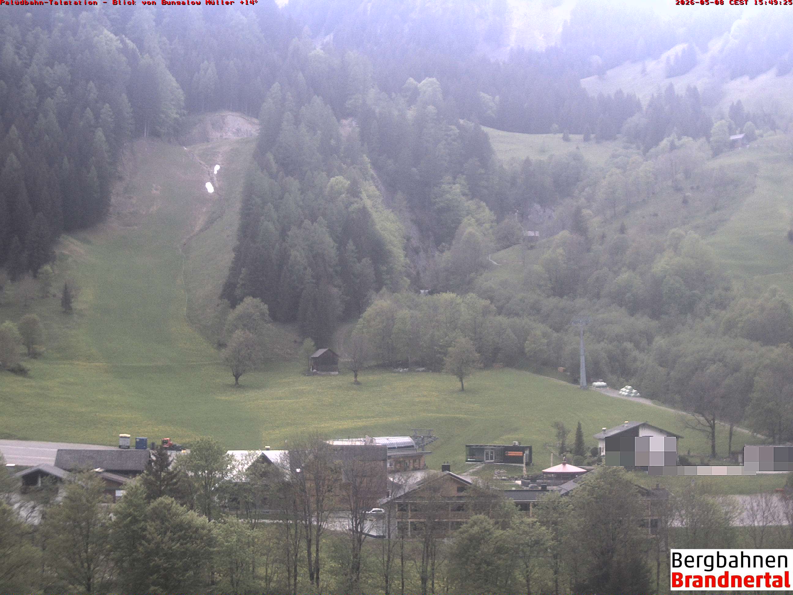 Blick auf Palüdbahn von Bungalow Müller