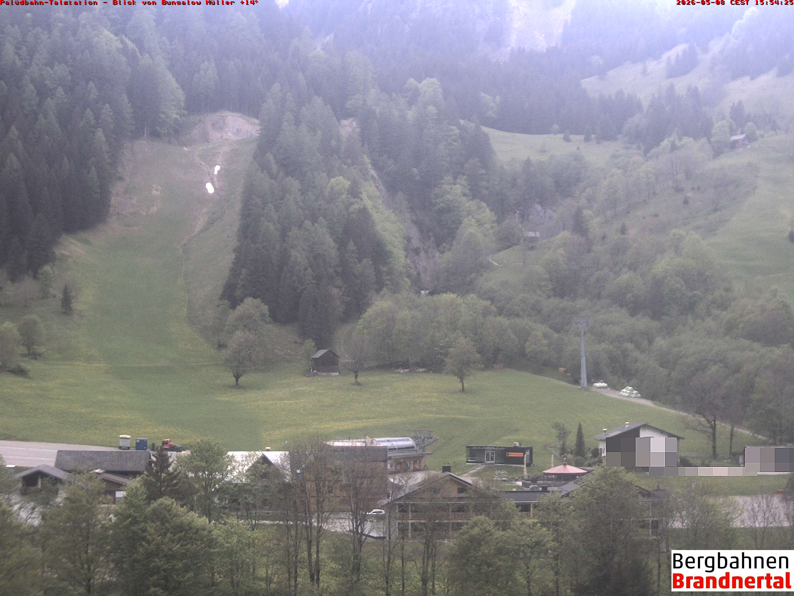 Blick auf Palüdbahn von Bungalow Müller
