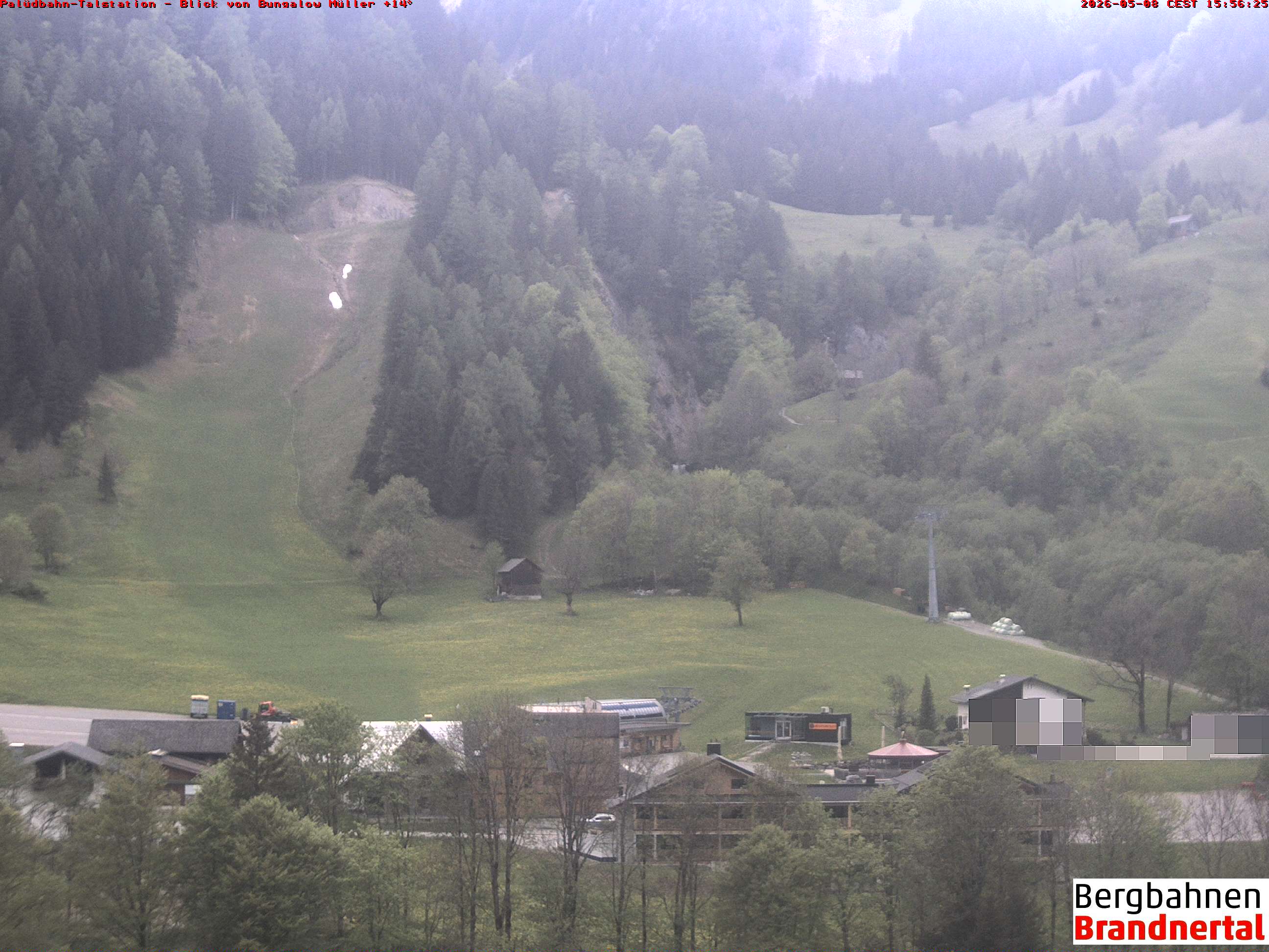 Blick auf Palüdbahn von Bungalow Müller