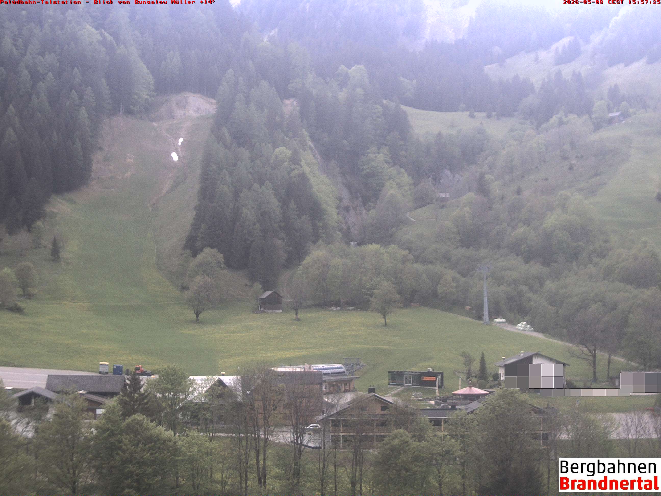 Blick auf Palüdbahn von Bungalow Müller