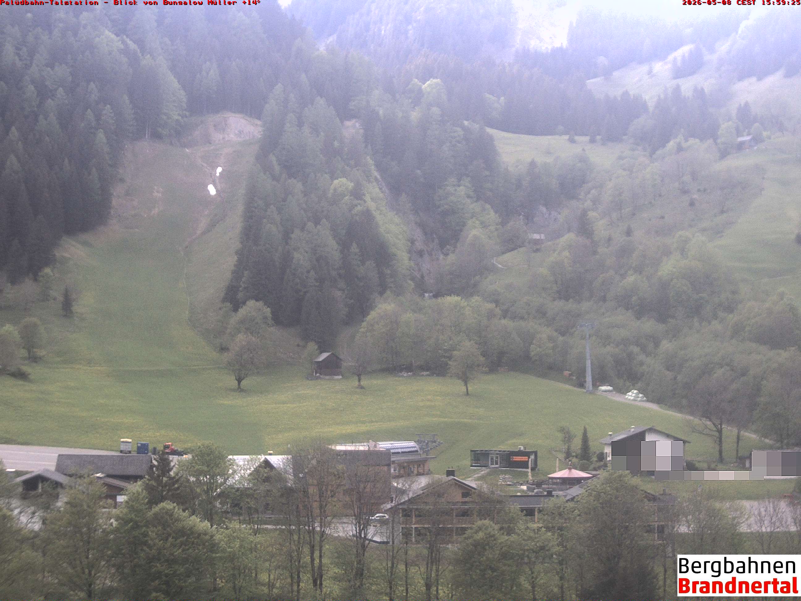 Blick auf Palüdbahn von Bungalow Müller