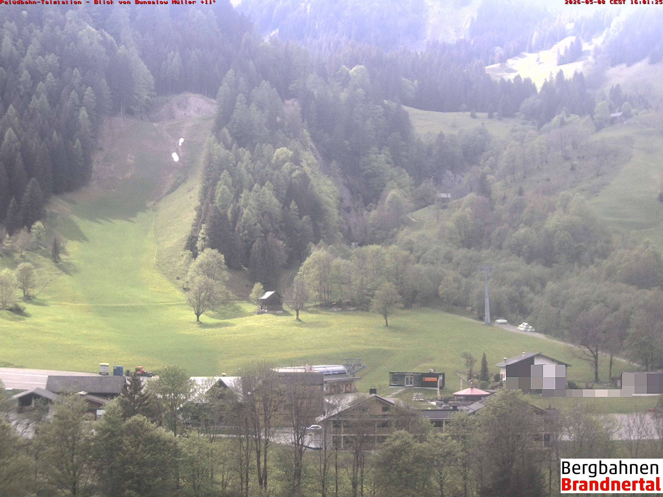 Blick auf Palüdbahn von Bungalow Müller