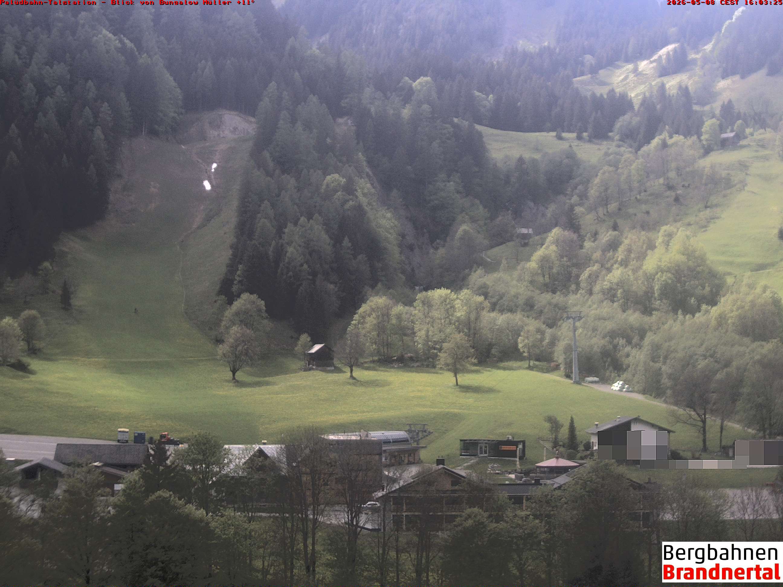 Blick auf Palüdbahn von Bungalow Müller