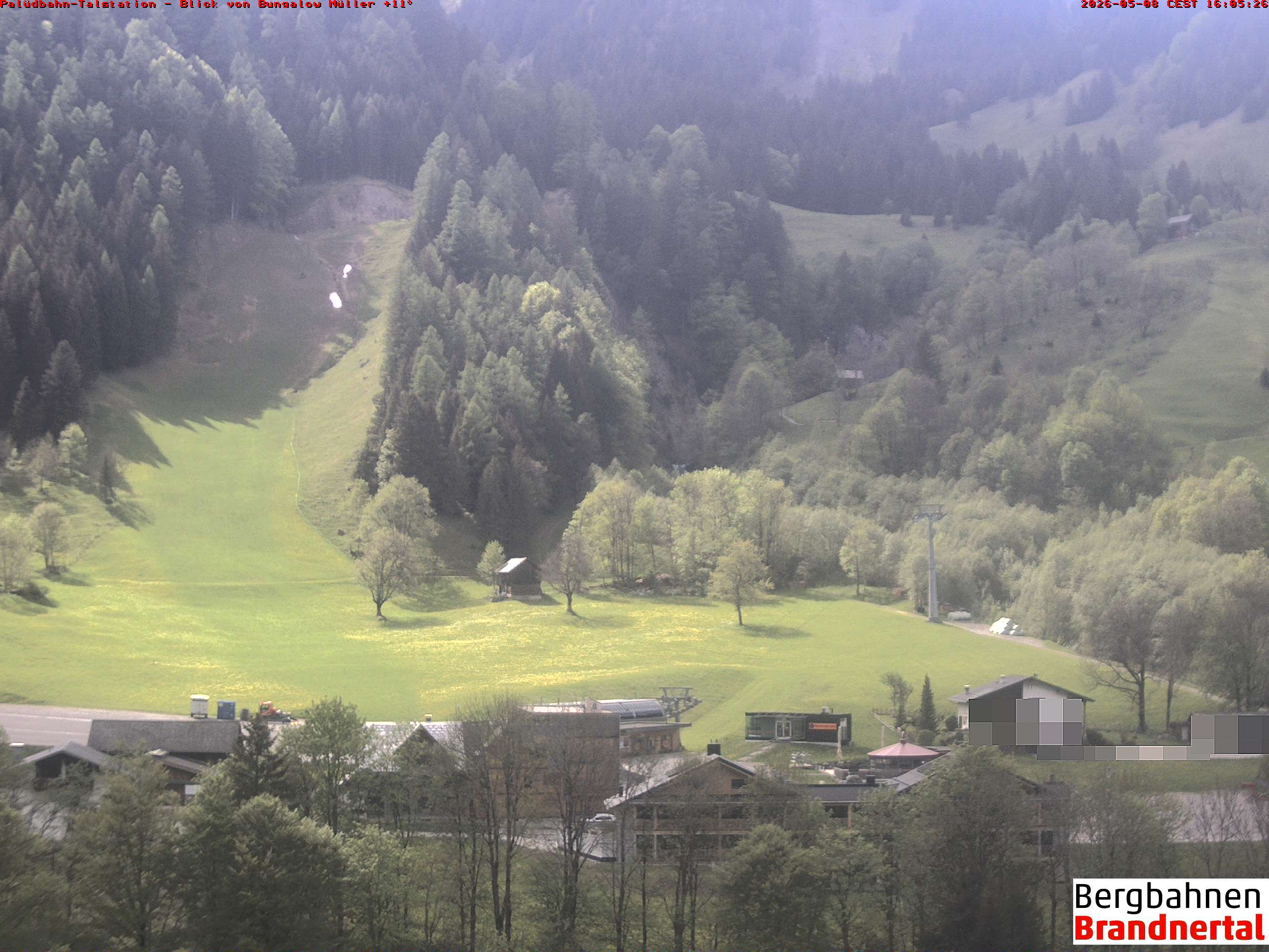 Blick auf Palüdbahn von Bungalow Müller