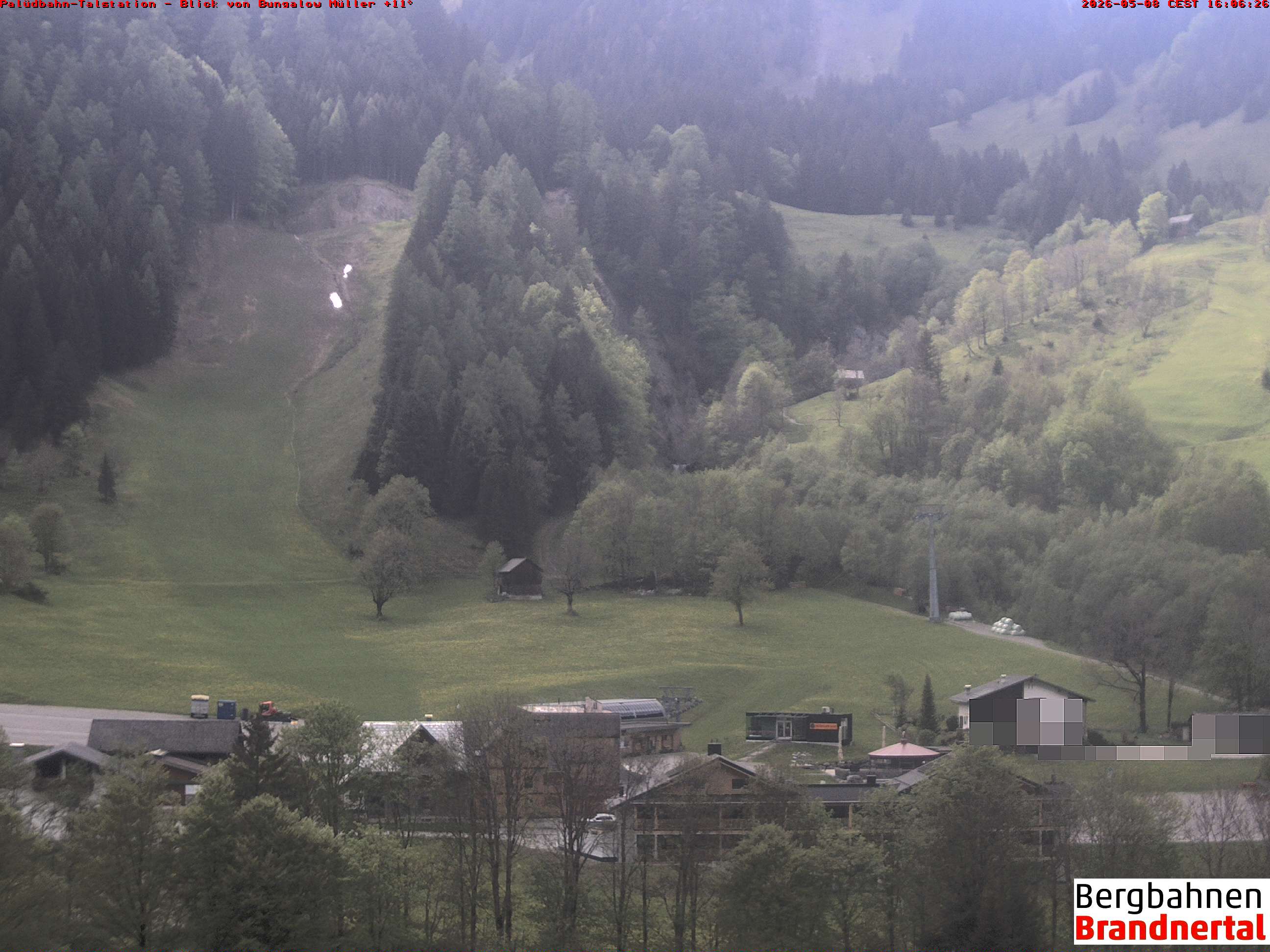 Blick auf Palüdbahn von Bungalow Müller