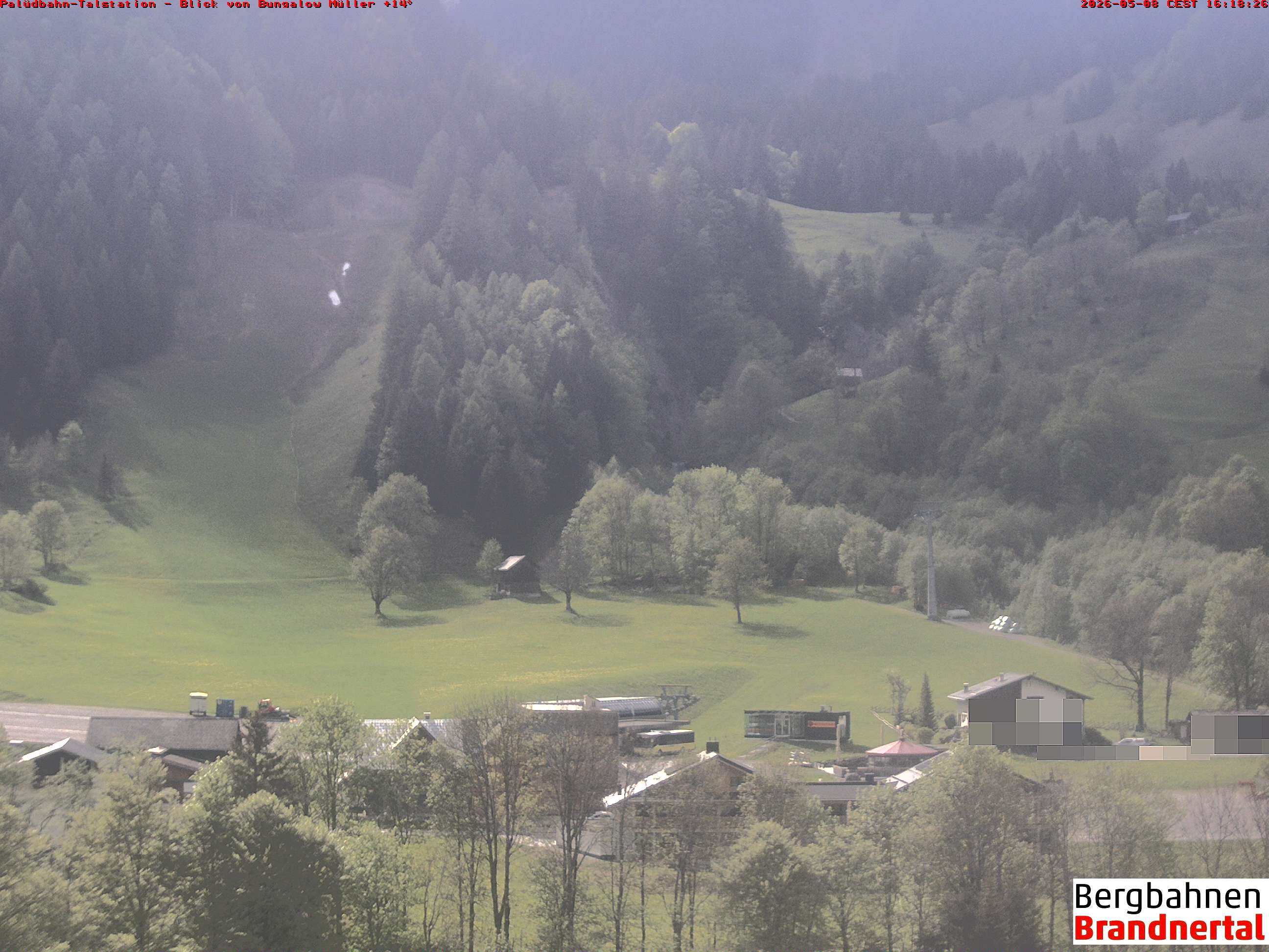 Blick auf Palüdbahn von Bungalow Müller