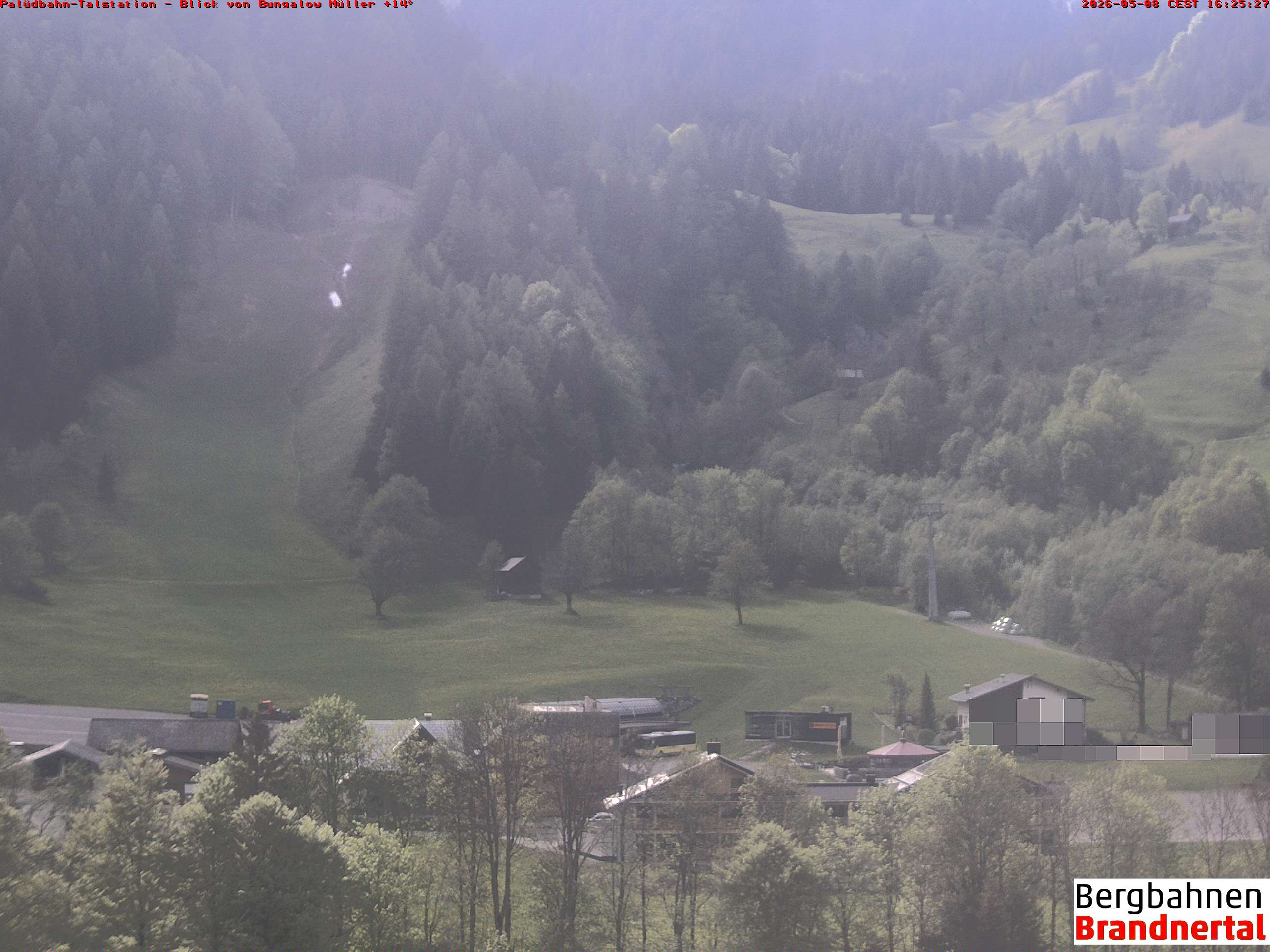 Blick auf Palüdbahn von Bungalow Müller