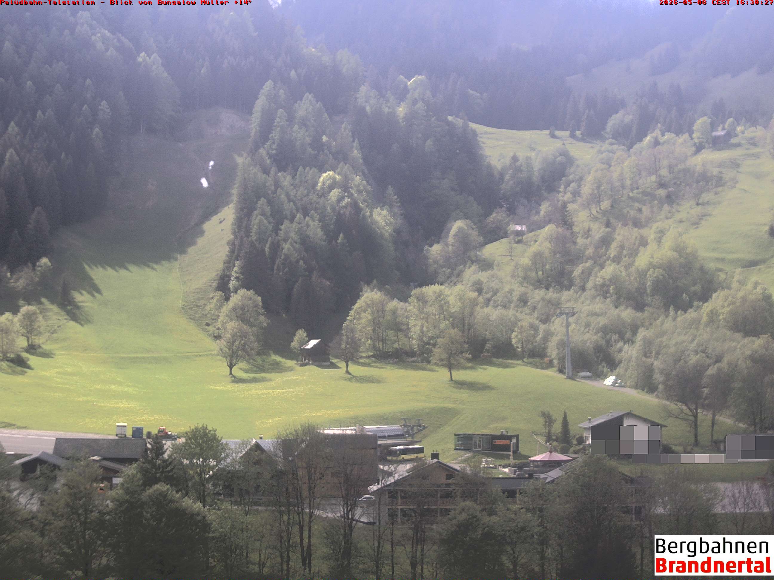 Blick auf Palüdbahn von Bungalow Müller