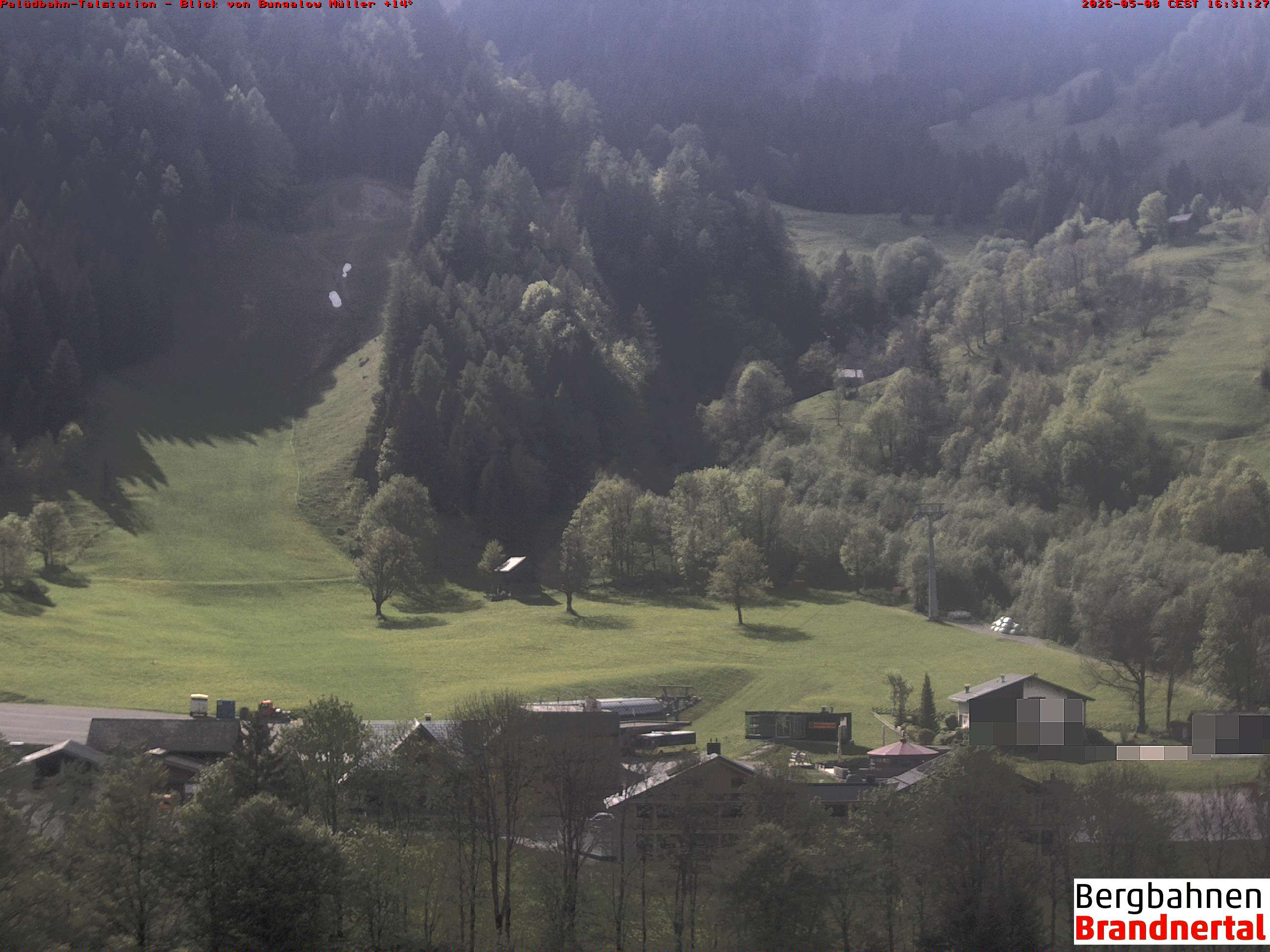 Blick auf Palüdbahn von Bungalow Müller