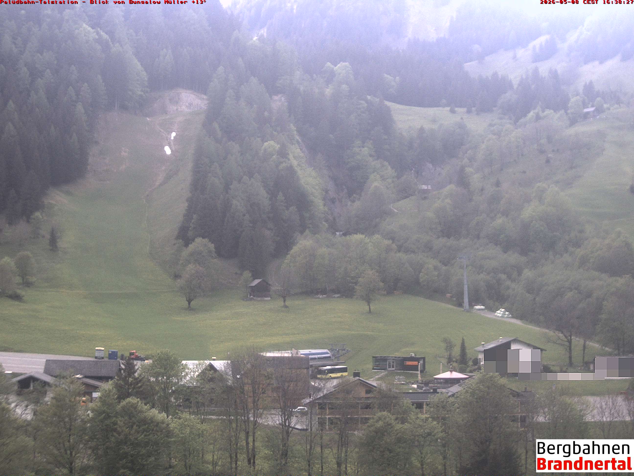 Blick auf Palüdbahn von Bungalow Müller